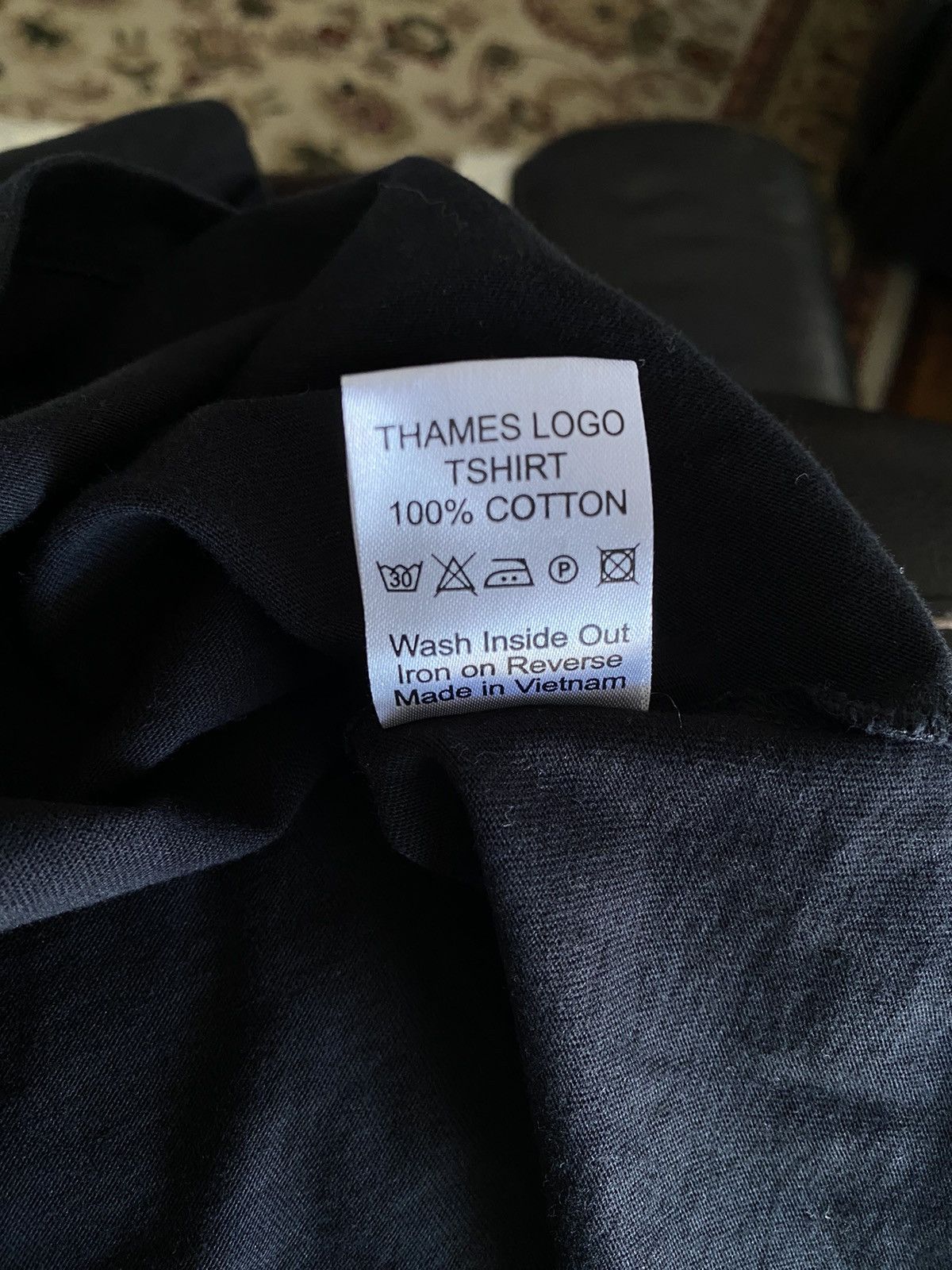 Thames × Thames MMXX. THAMES LOGO T-SHIRT BLACK Size US M / EU 48-50 / 2 - 5 Thumbnail