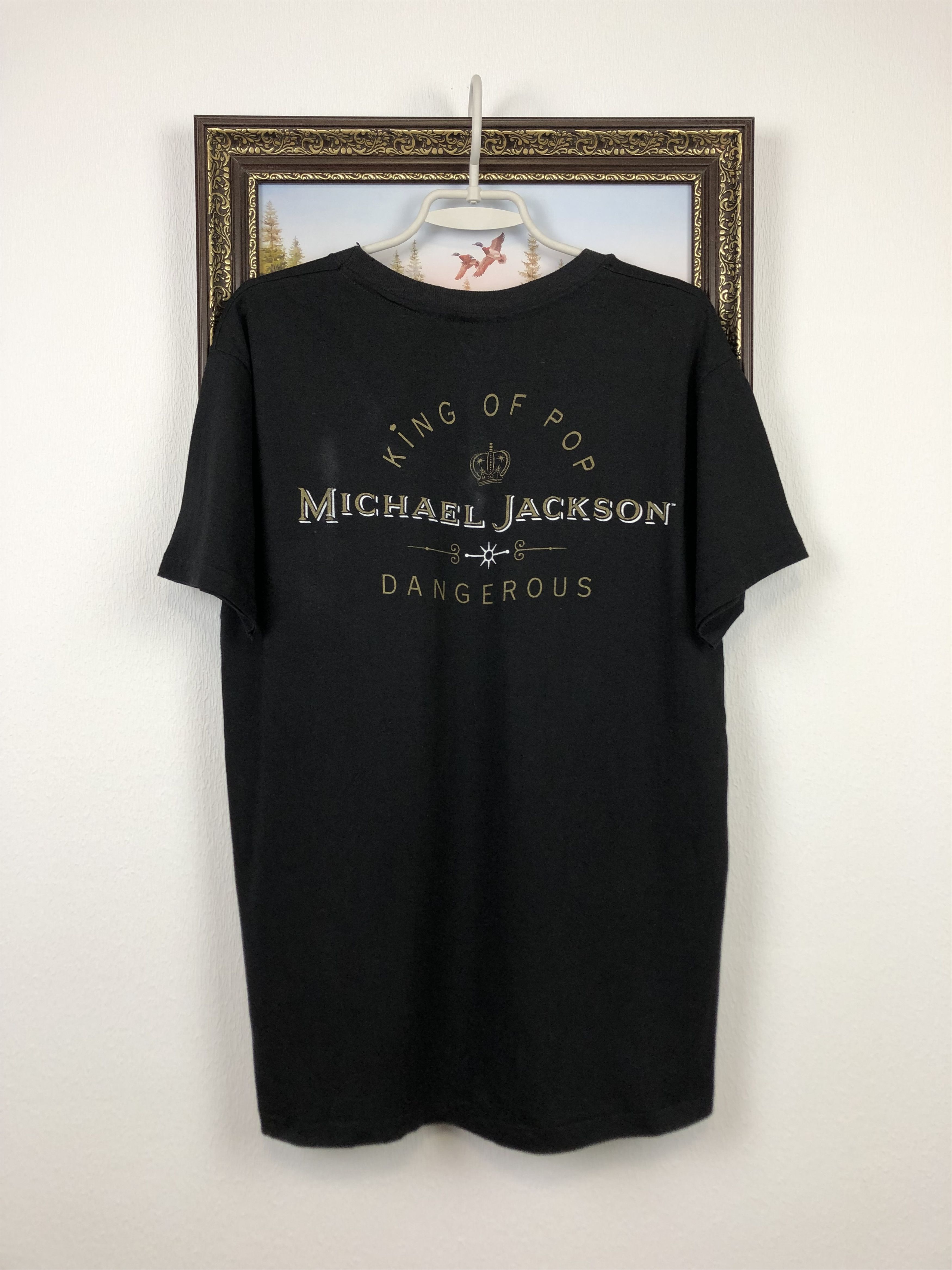 Band Tees Vintage 1992 Michael Jackson Dangerous Tee King Of Pop Rare Size US L / EU 52-54 / 3 - 8 Thumbnail
