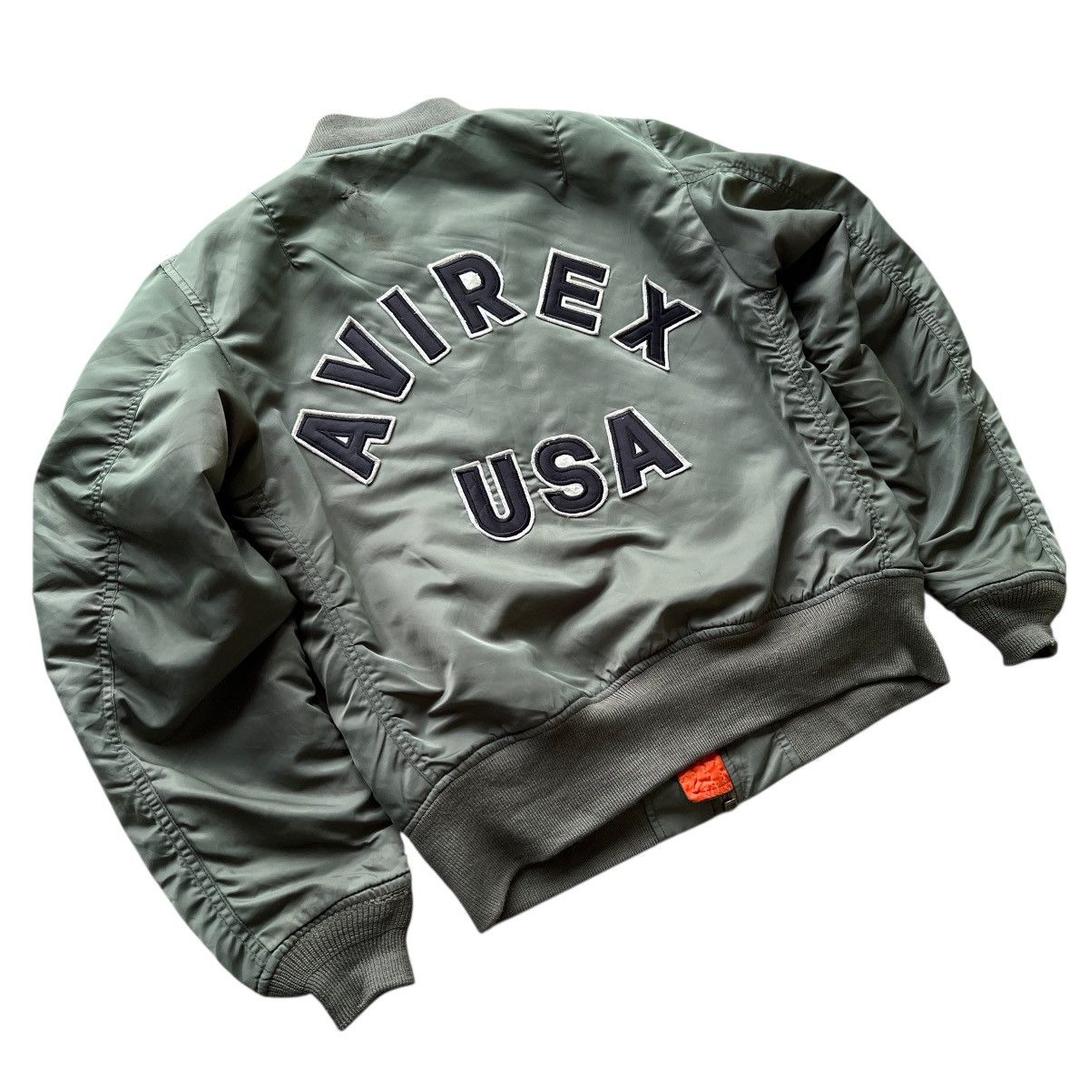 Avirex 🔥 Pick Avirex Usa Flight Bomber Jacket Size US L / EU 52-54 / 3 - 4 Thumbnail
