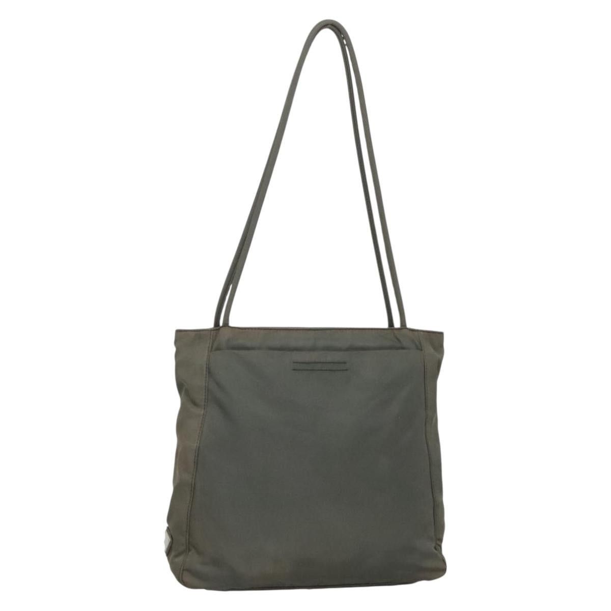 Prada PRADA Tote Bag Nylon Khaki Silver Size ONE SIZE - 1 Thumbnail