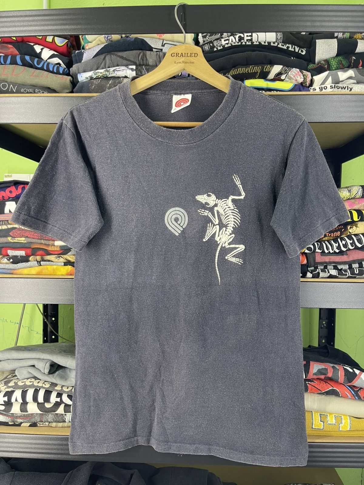 Powell Peralta Thrashed 1988 Vintage Powell Peralta Rat Bones T-Shirt Size US S / EU 44-46 / 1 - 2 Thumbnail