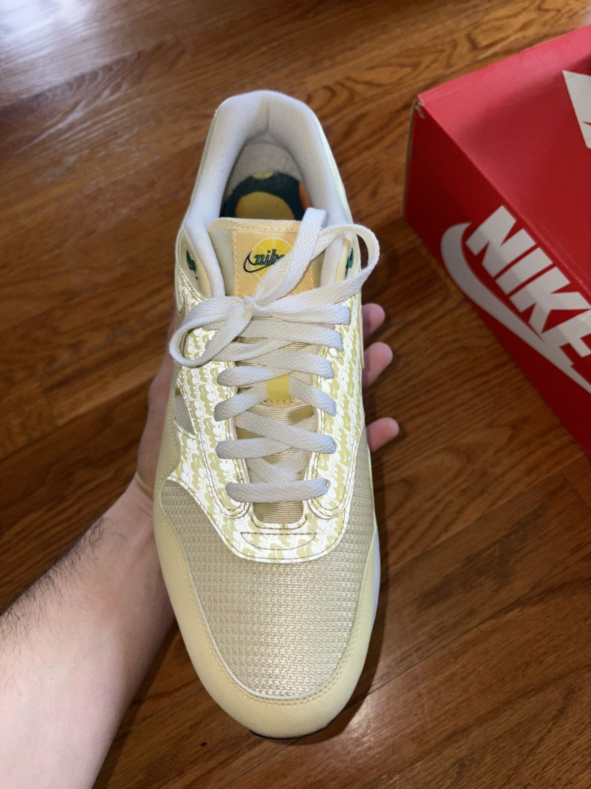 Nike Nike Air Max 1 Lemonade Size US 12 / EU 45 - 5 Thumbnail