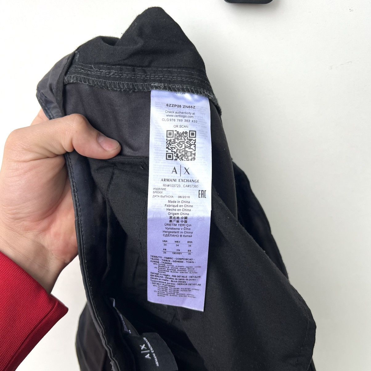 Armani Armani Exchange jogger pants Size US 34 / EU 50 - 7 Thumbnail
