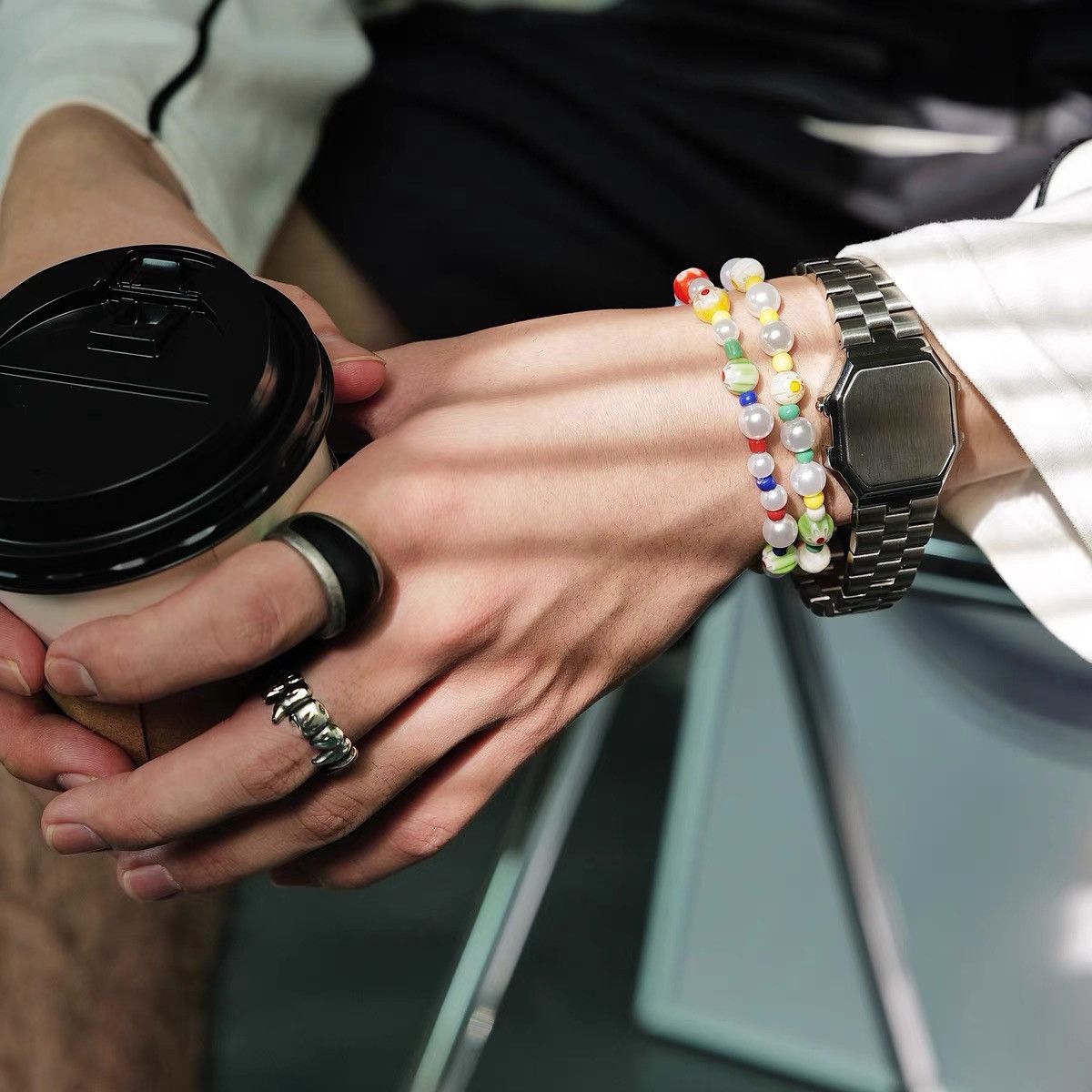 Japanese Brand × Vintage Retro punk rings Size ONE SIZE - 4 Thumbnail