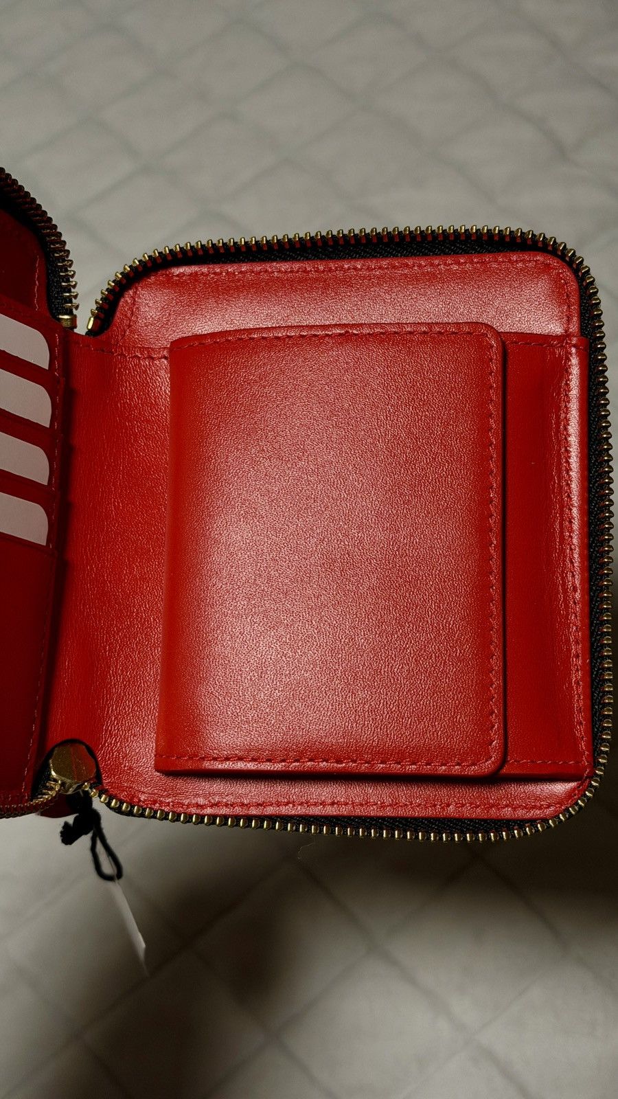 Comme des Garcons Comme des Garcons Red Big Logo Wallet Size ONE SIZE - 4 Thumbnail