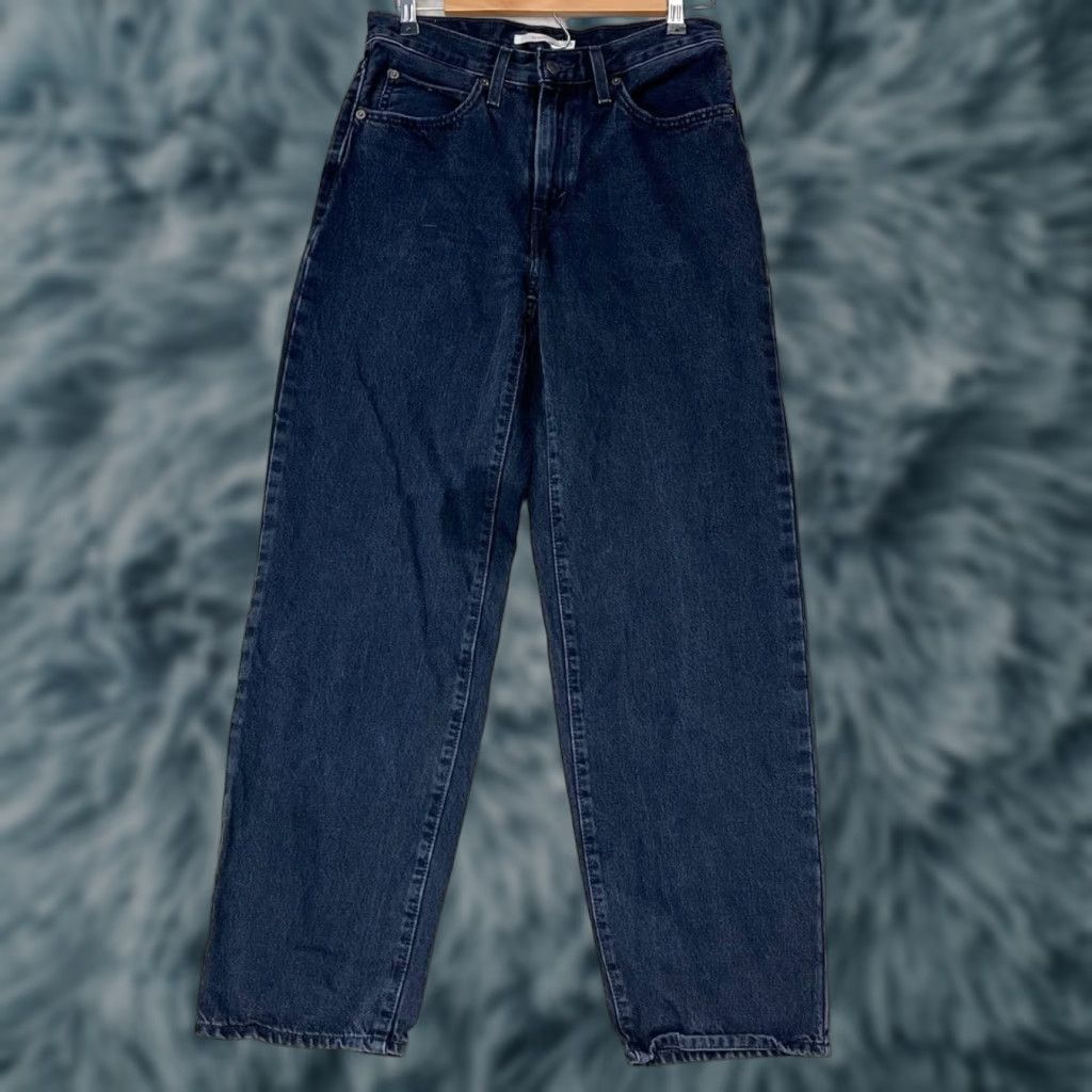 Levi's Jeans Black 94 Baggy Women Relaxed Fit 27 Size 27 Wide-Leg Retro Denim Womens
