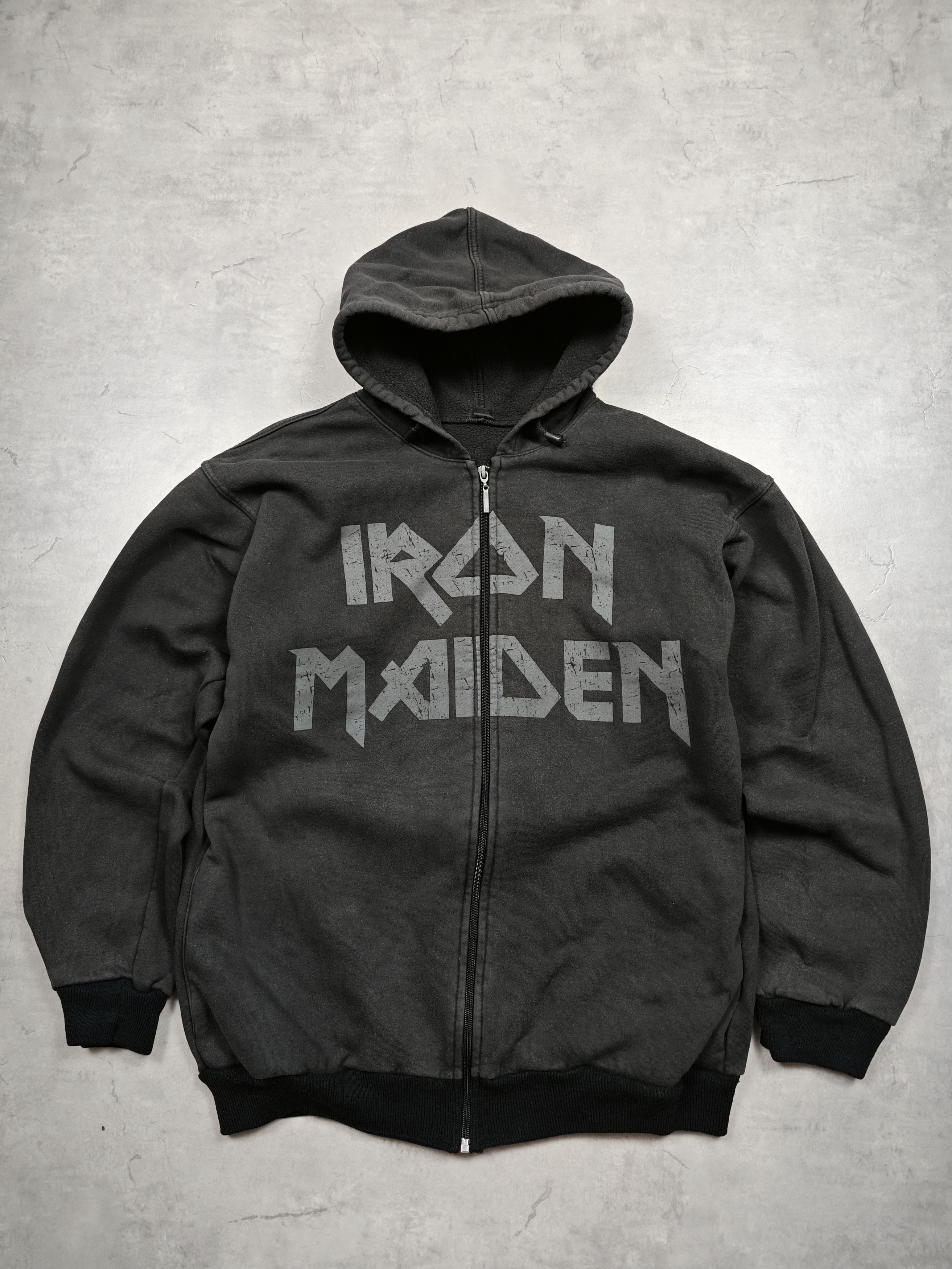 Iron Maiden × Vintage Iron Maiden vintage zip up hoodie Size US M / EU 48-50 / 2 - 1 Thumbnail