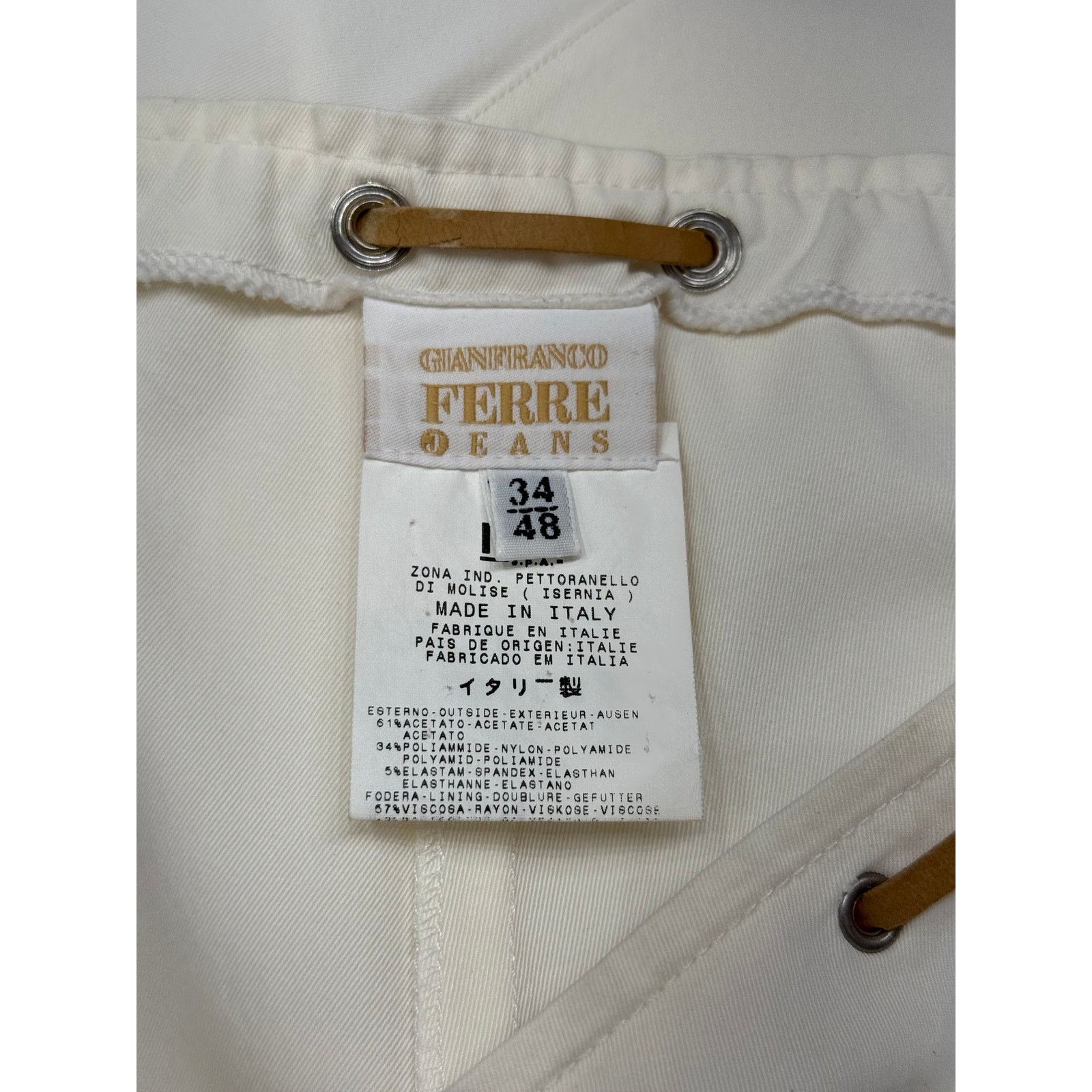Gianfranco Ferre 2000s Gianfranco Ferré lace-up set corset + pants Size US 32 / EU 48 - 9 Thumbnail