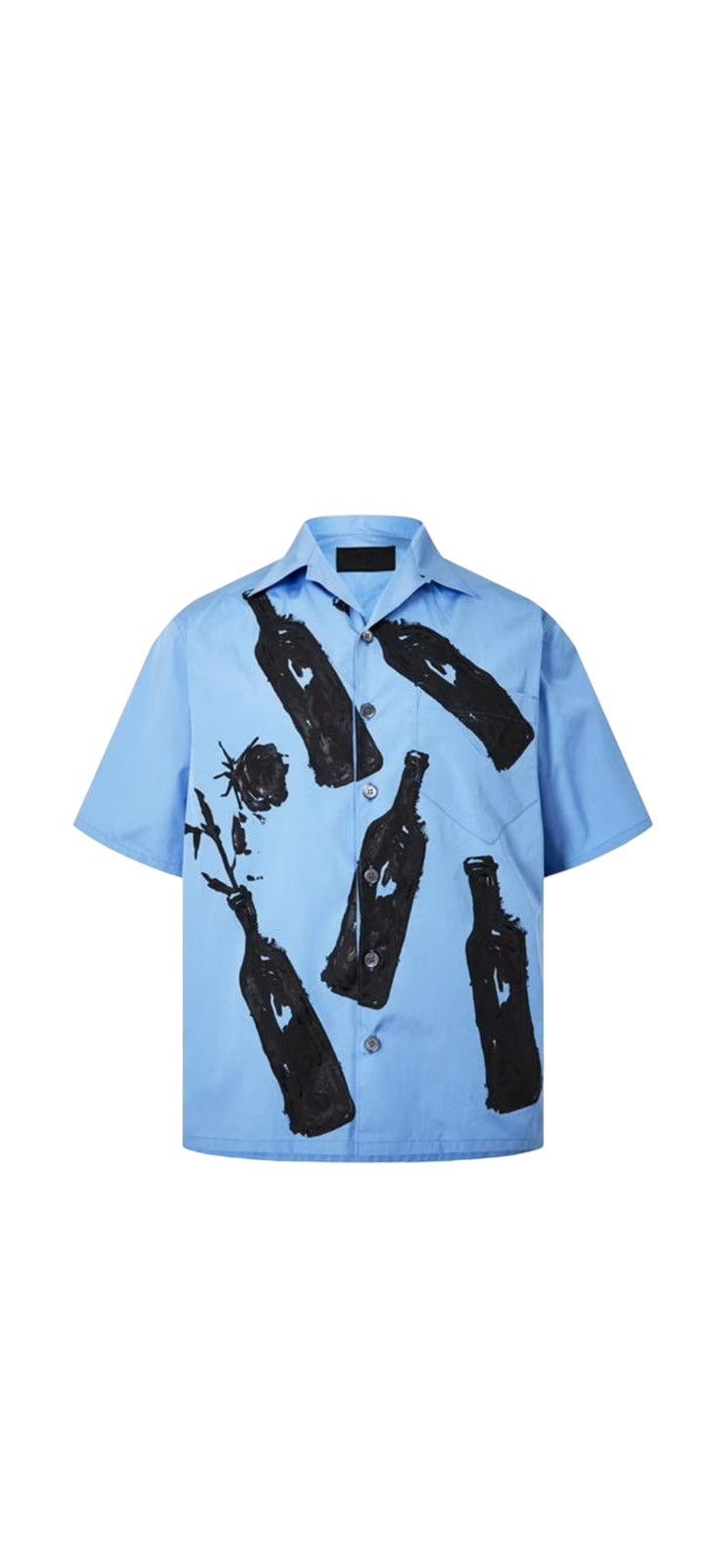 image of Prada Prada Popeline S Sn32 in Blue, Men's (Size XL)