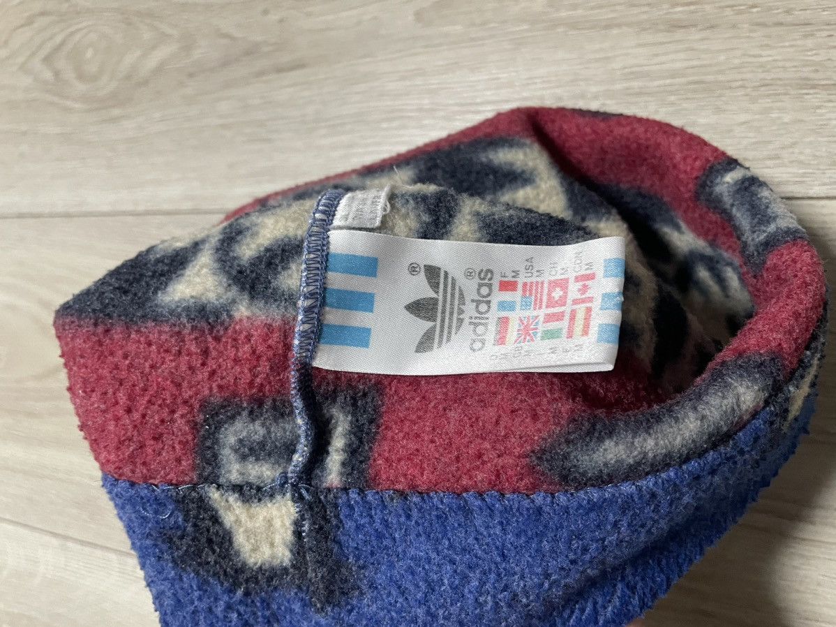 Adidas Vintage 80s Adidas Ski Hat Wool Beanie Made in Taiwan Size ONE SIZE - 7 Thumbnail