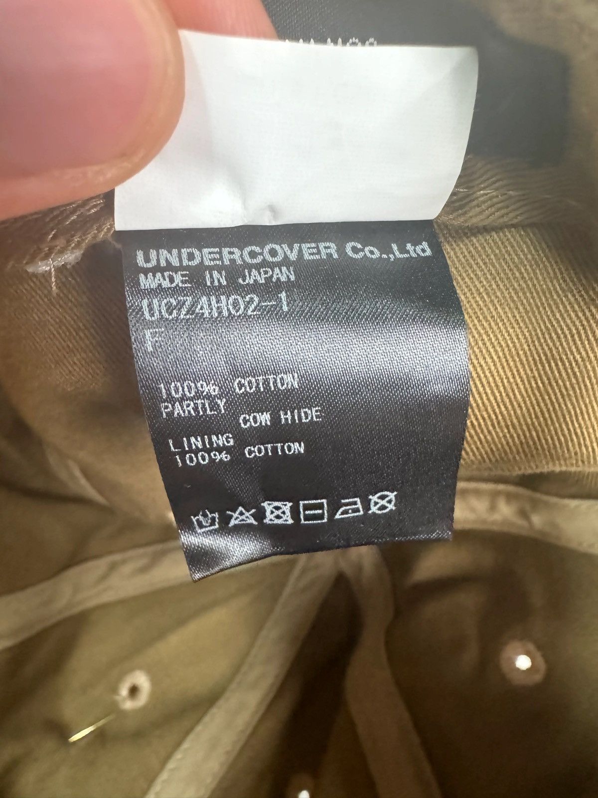 Undercover UNDERCOVER BUNNY HAT BEIGE TAN SZ:OS Size ONE SIZE - 8 Thumbnail