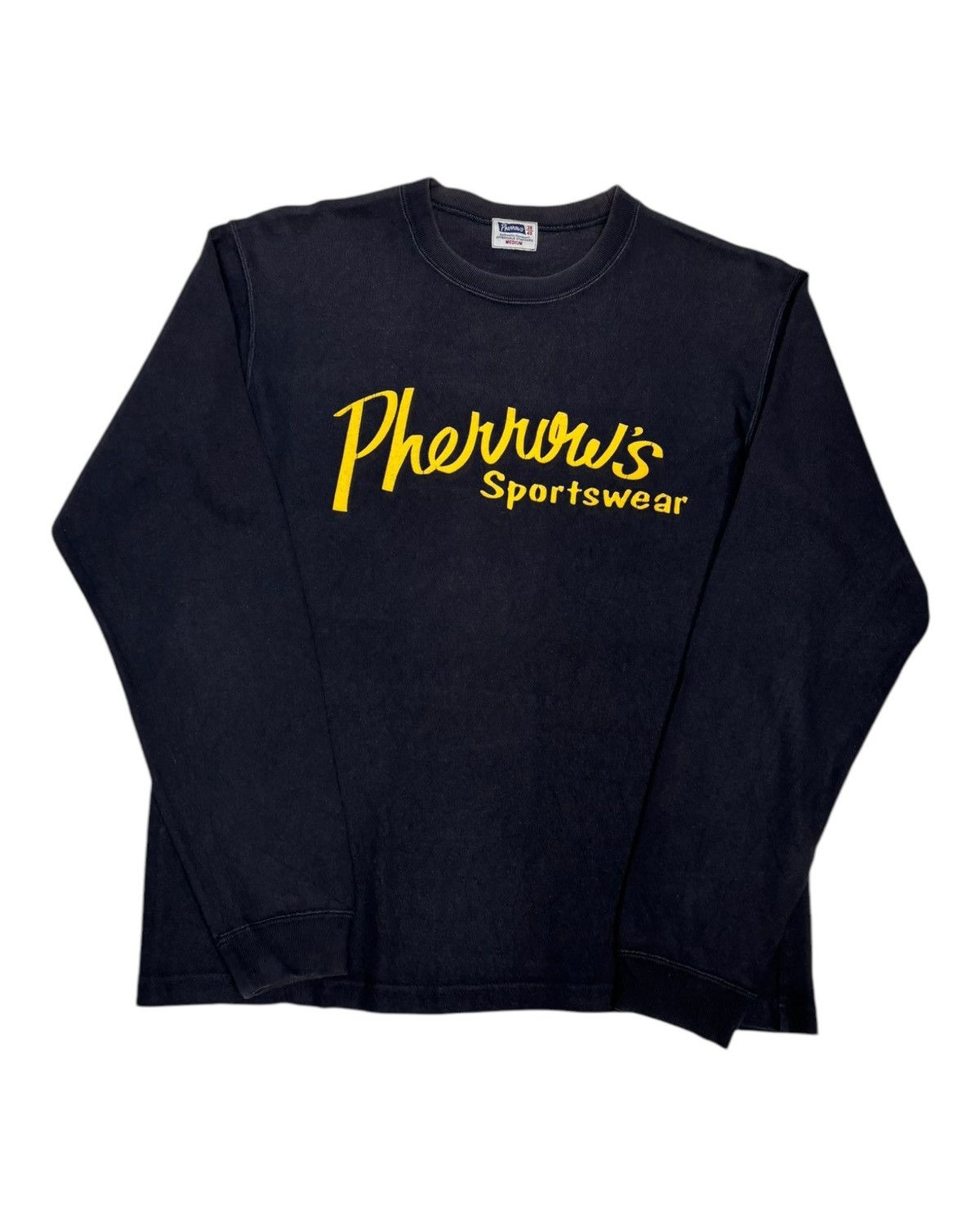 The Real McCoy's Pherrows Made In Japan Crewneck Long Sleeve Shirt Size US M / EU 48-50 / 2 - 10 Thumbnail