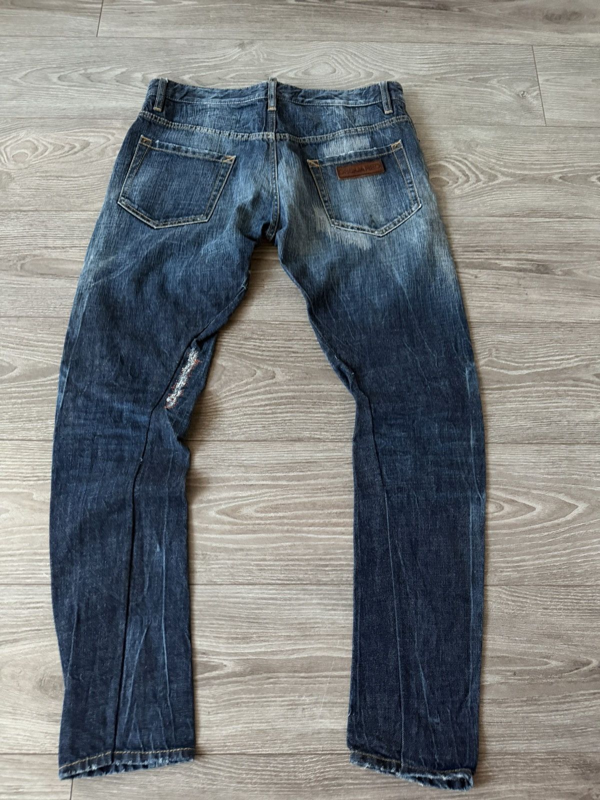Dsquared2 Dsquared 2 Vintage Distressed Opium Rare Denim Jeans Size US 33 - 18 Thumbnail