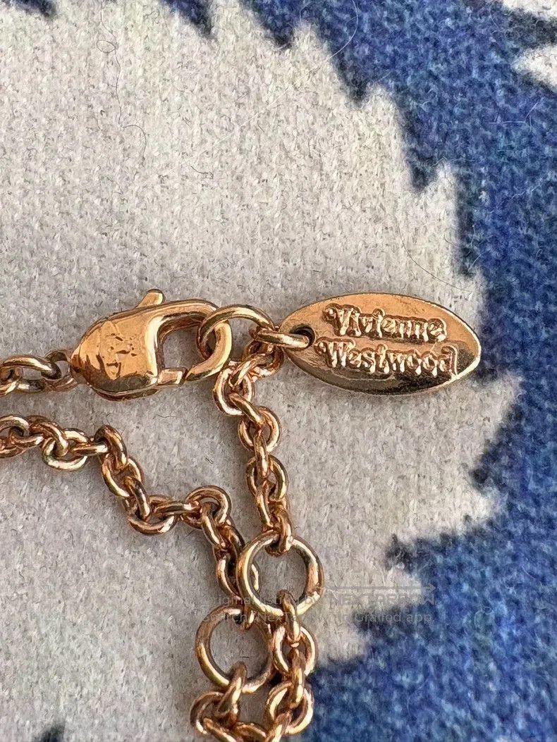 Vivienne Westwood Vivienne Westwood Pink Saturn Necklace. Size ONE SIZE - 5 Thumbnail