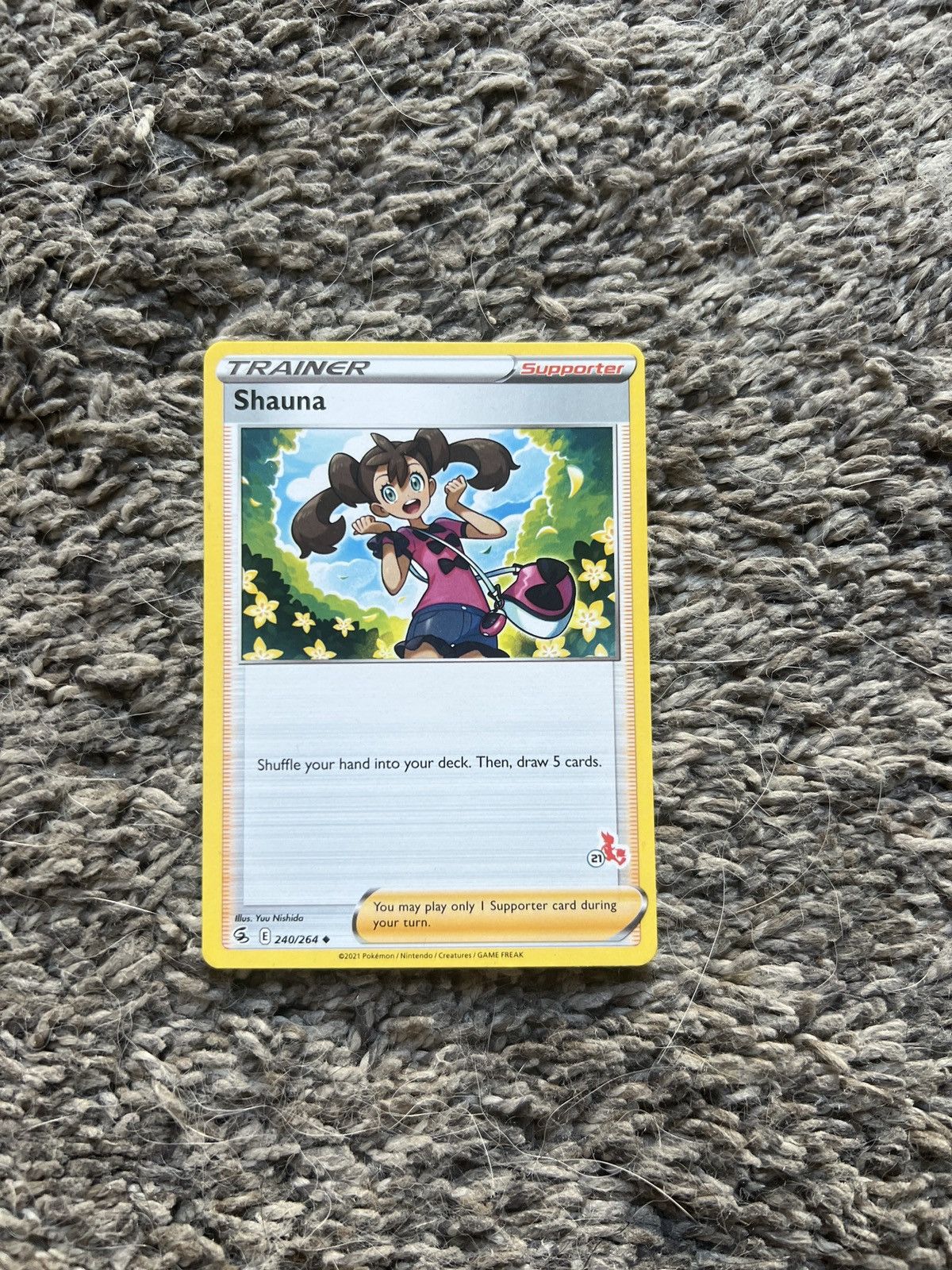 Pokemon 2021 Pokémon Shauna Card Size ONE SIZE - 1 Thumbnail
