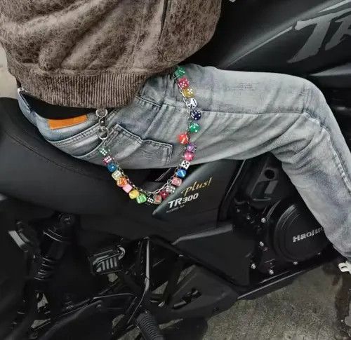 Jewelry 499Multi Dice Waist Pants Keychain Size ONE SIZE - 8 Thumbnail