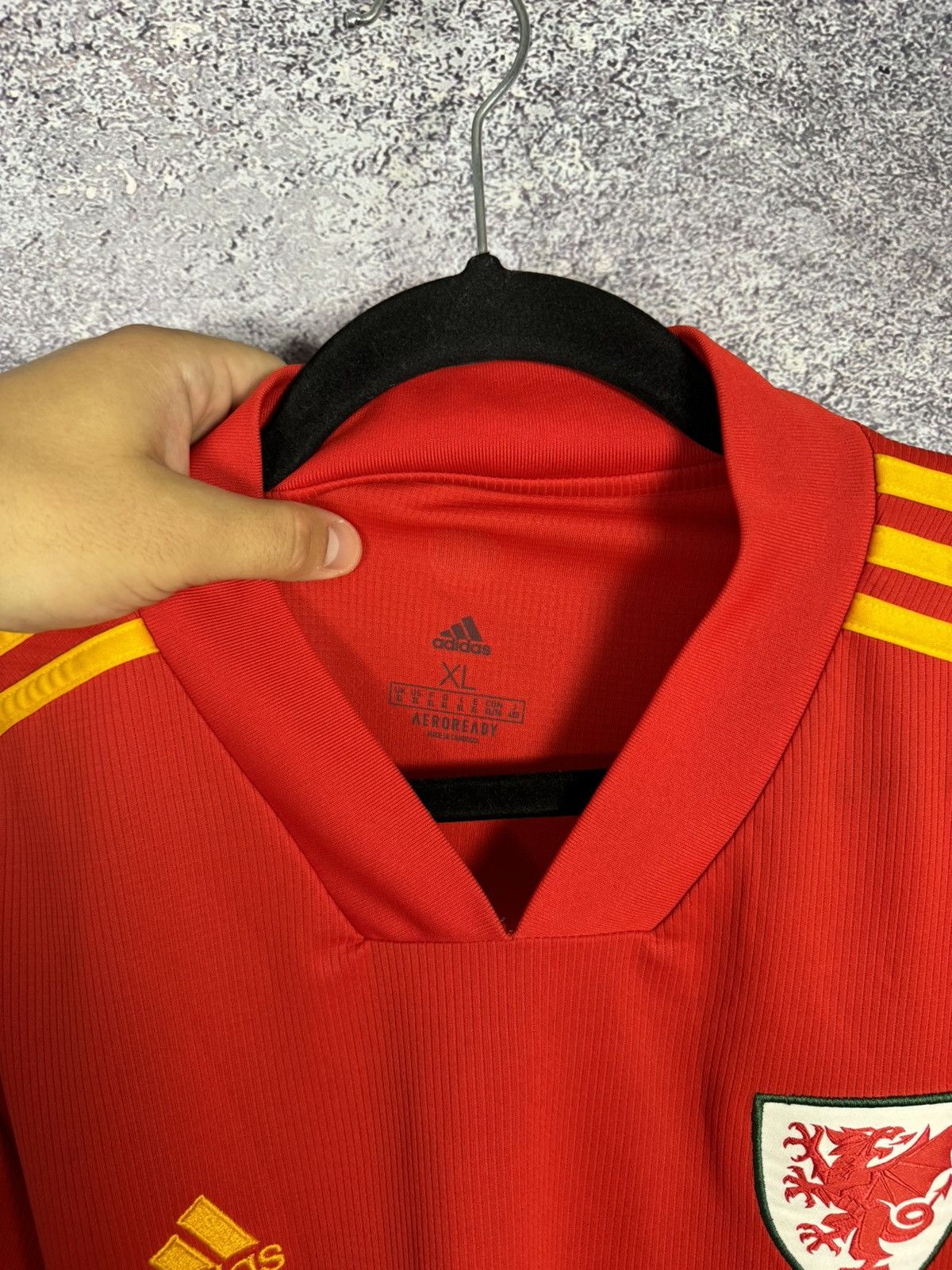 Adidas Wales National Team 2020 Adidas Soccer Jersey XL Size US XL / EU 56 / 4 - 6 Thumbnail