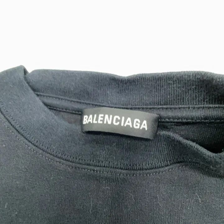 Balenciaga Balenciaga Balenciaga Crew Neck Black TShirt for Men -2507 Size US XS / EU 42 / 0 - 5 Thumbnail