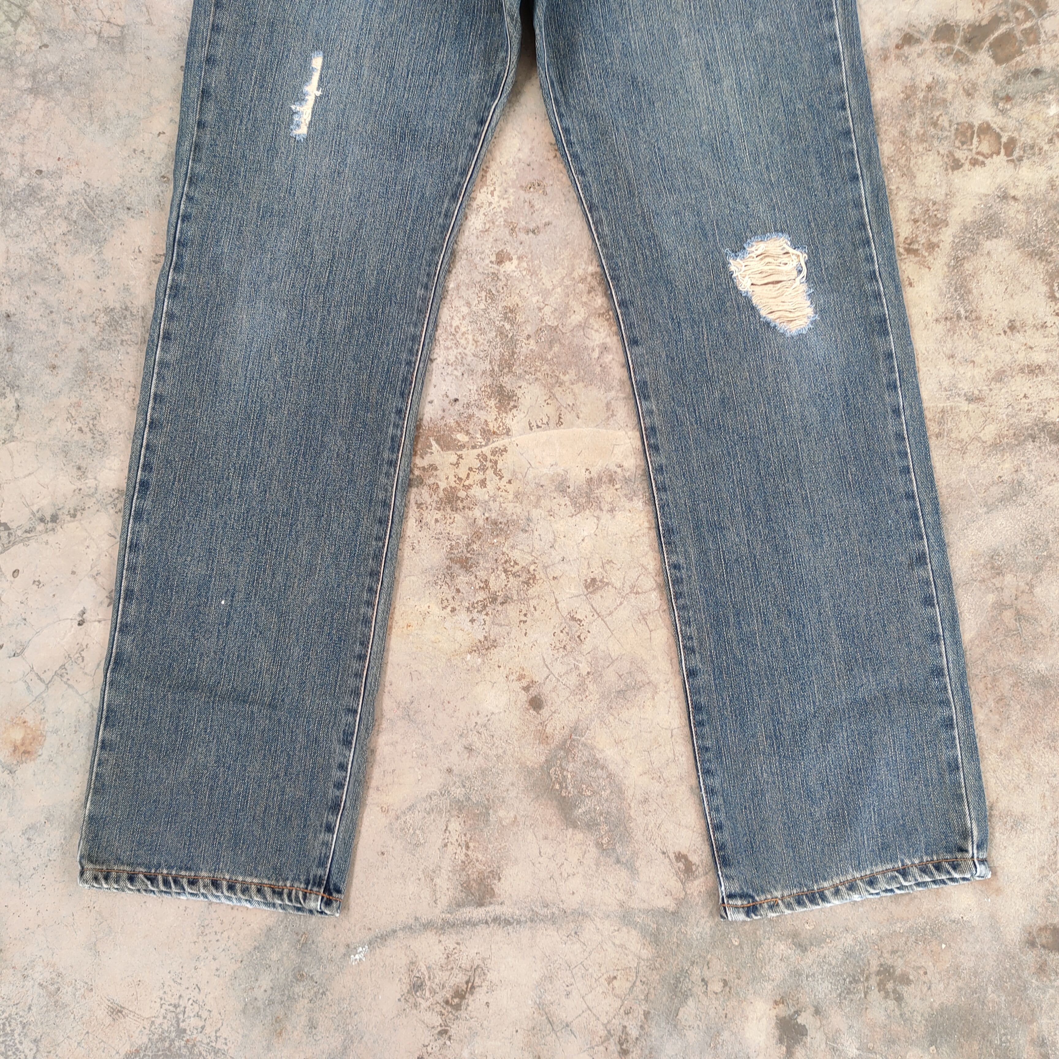 Edwin × Vintage W33 VINTAGE EDWIN RUSTY FADED DISTRESSED JEANS PANTS Size US 33 - 4 Thumbnail