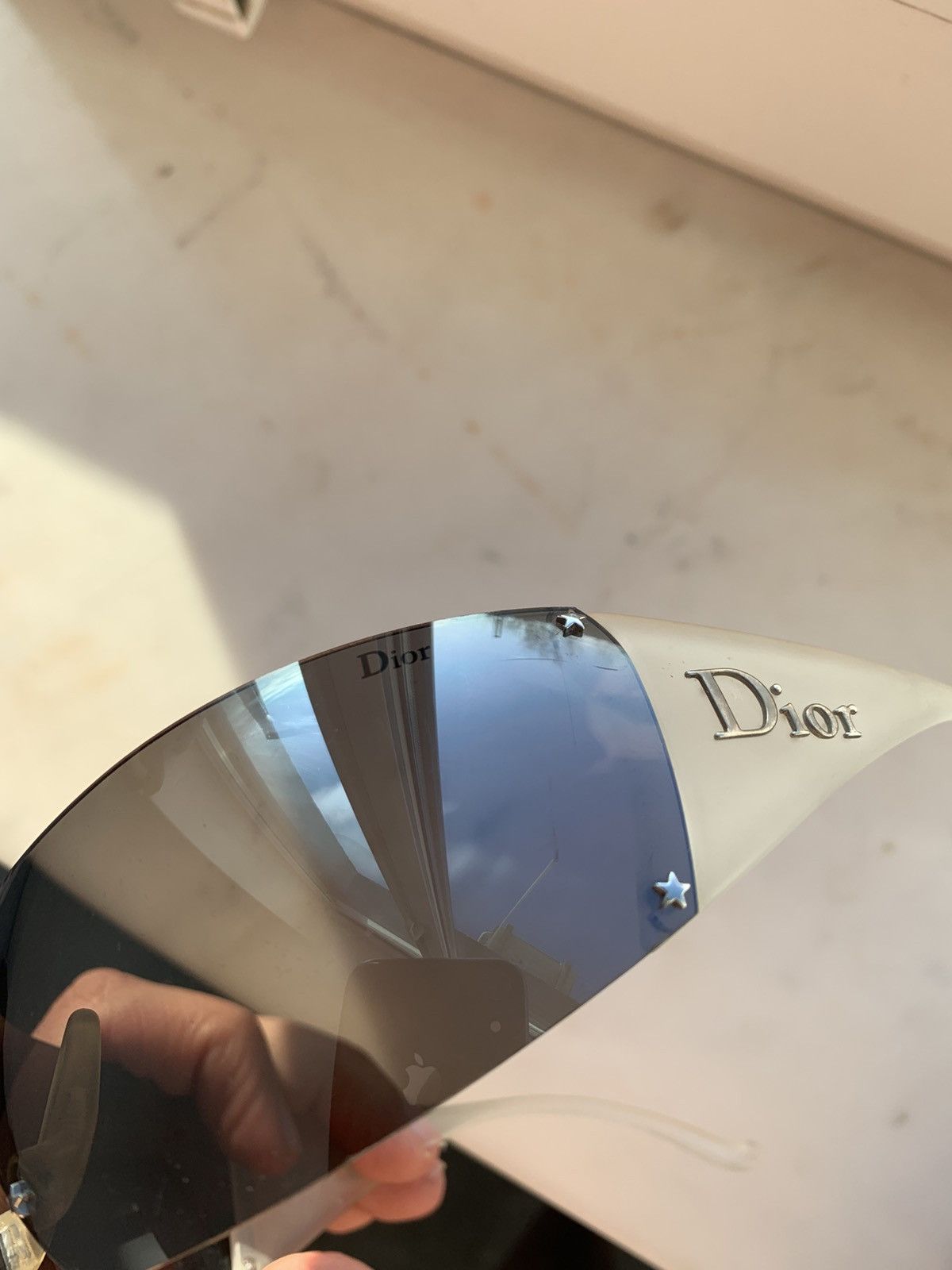 Dior DIOR Sunglasses Ski 5 Logo Sport Shield Mask Vintage Wrap Size ONE SIZE - 11 Thumbnail