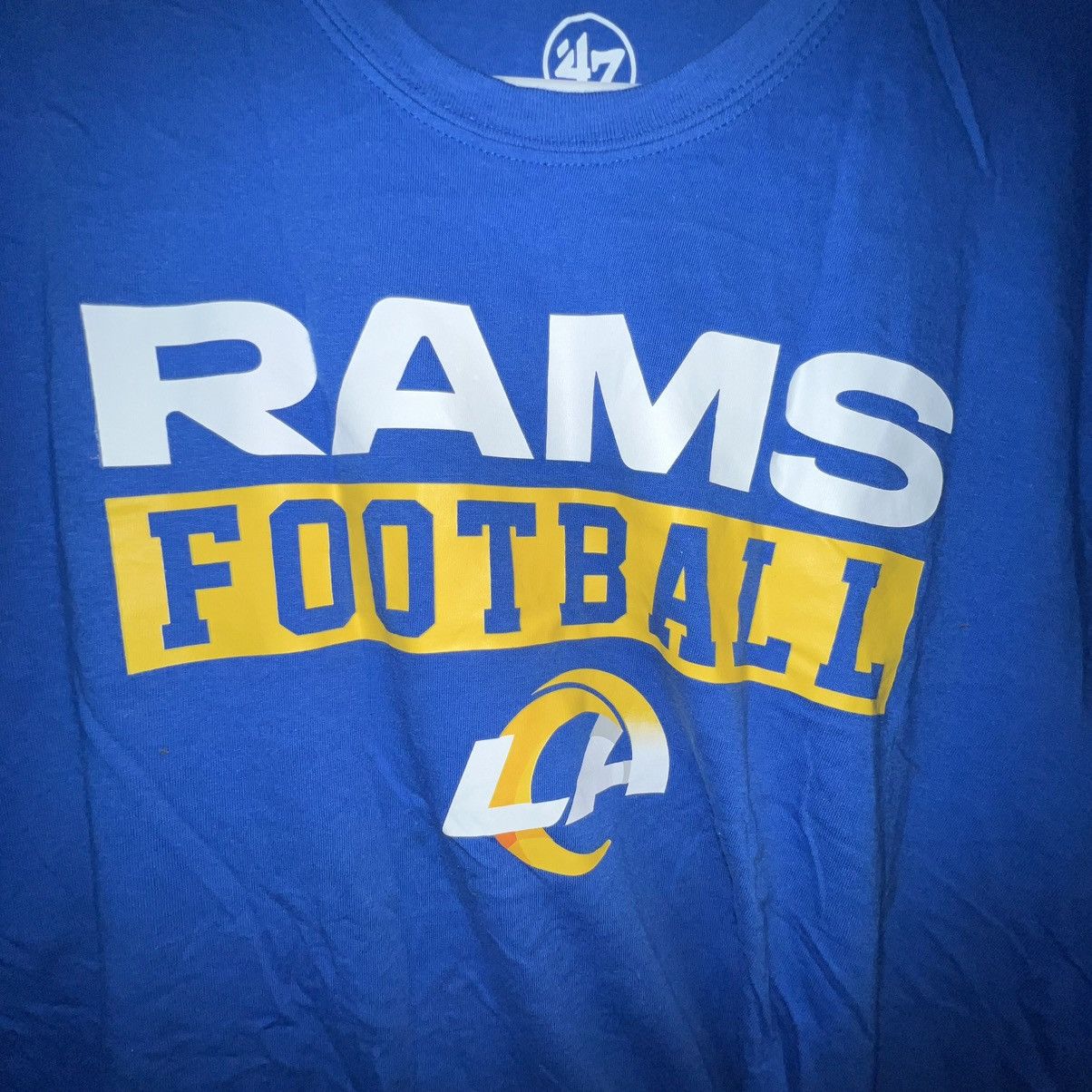 47 Brand × NFL 47’ Brand Los Angeles Rams NFL Men’s T Shirt Size X-Large Size US XL / EU 56 / 4 - 4 Thumbnail
