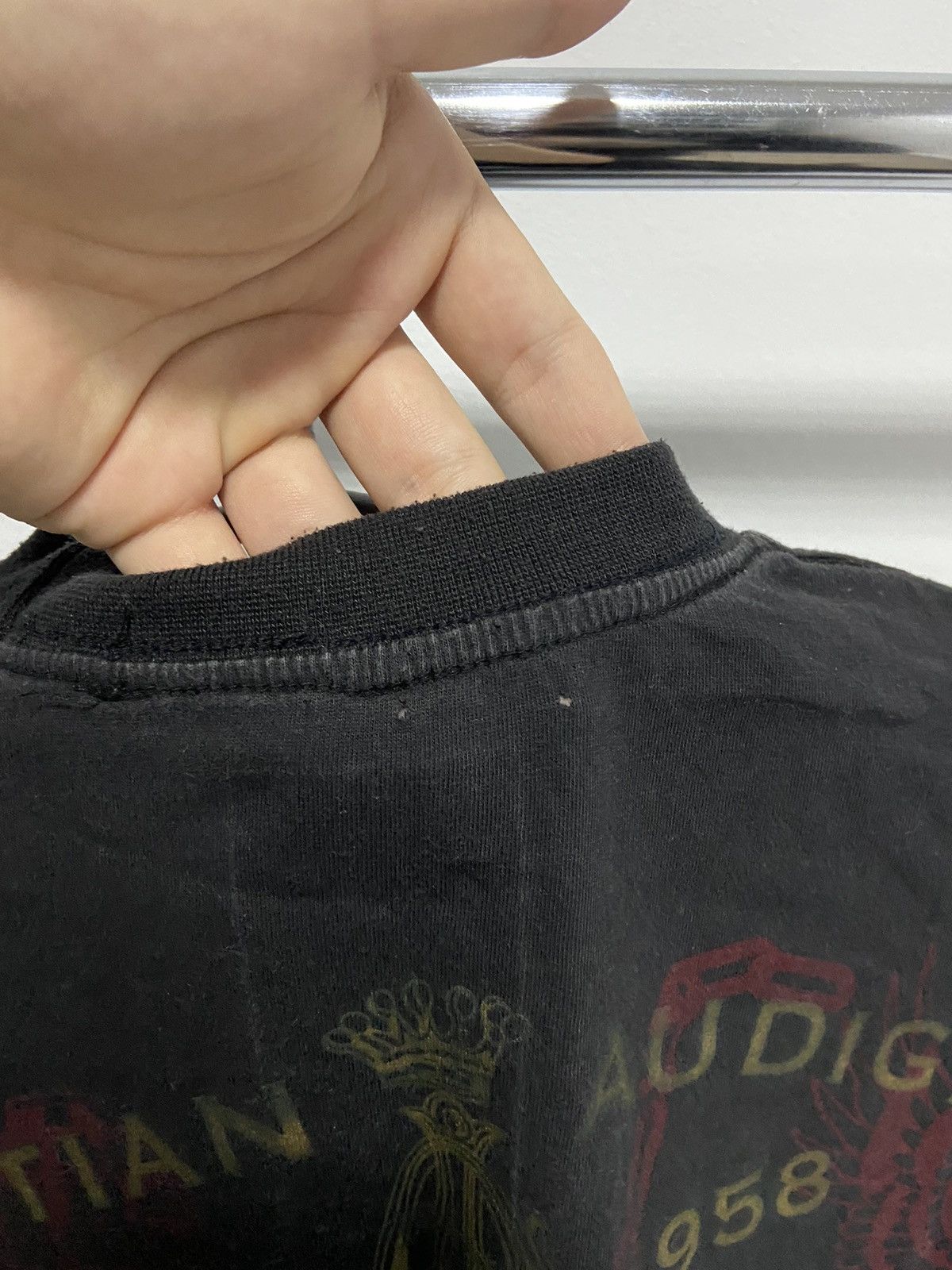 Christian Audigier × Ed Hardy × Vintage Christian audigier Ed hardy big logo t shirt tattoo vintage Size US L / EU 52-54 / 3 - 8 Thumbnail