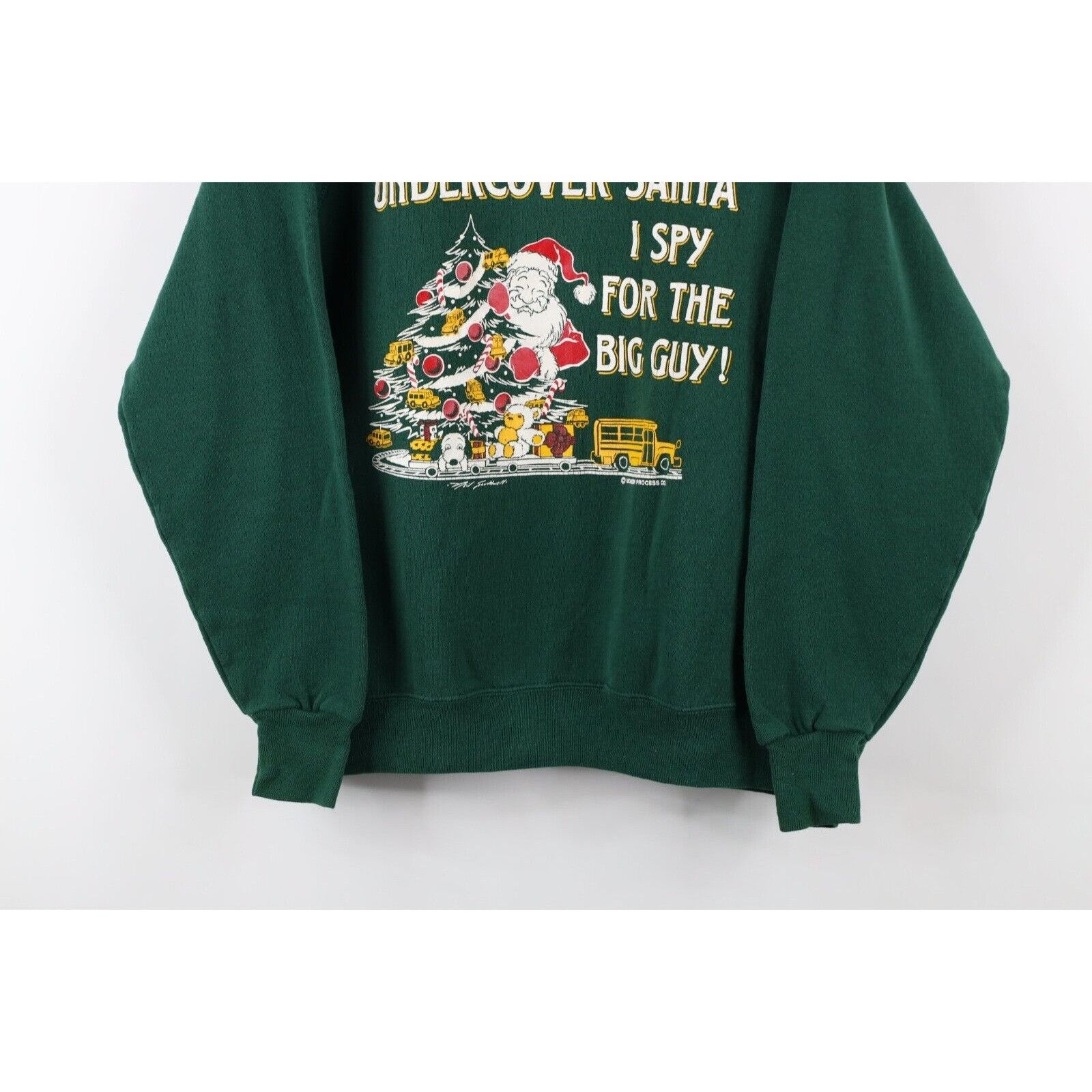 Vintage Vintage 90s Streetwear Christmas Undercover Santa Sweatshirt Size XL / US 12-14 / IT 48-50 - 3 Thumbnail