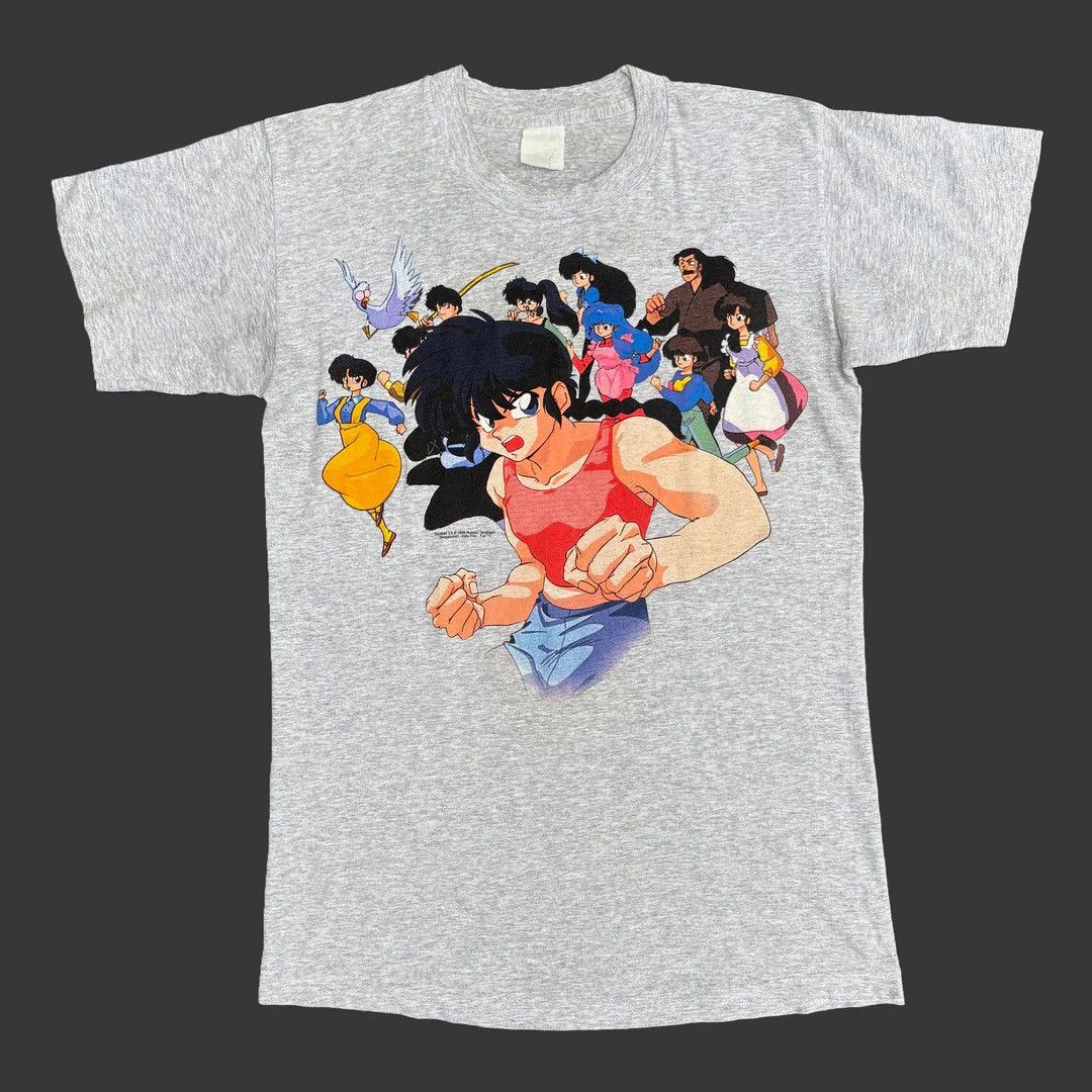 Anime Ranma 1/2 1998 90s Vintage Anime Manga Rare Japan T-Shirt Size US L / EU 52-54 / 3 - 1 Thumbnail