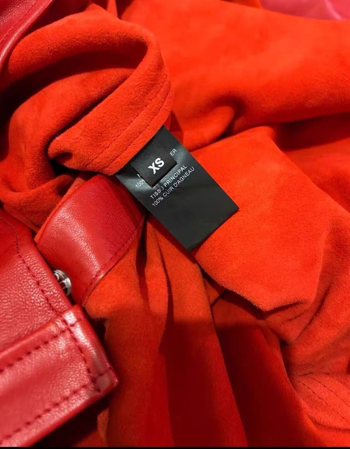 Vetements Vetements Red Leather jacket Size US S / EU 44-46 / 1 - 4 Thumbnail