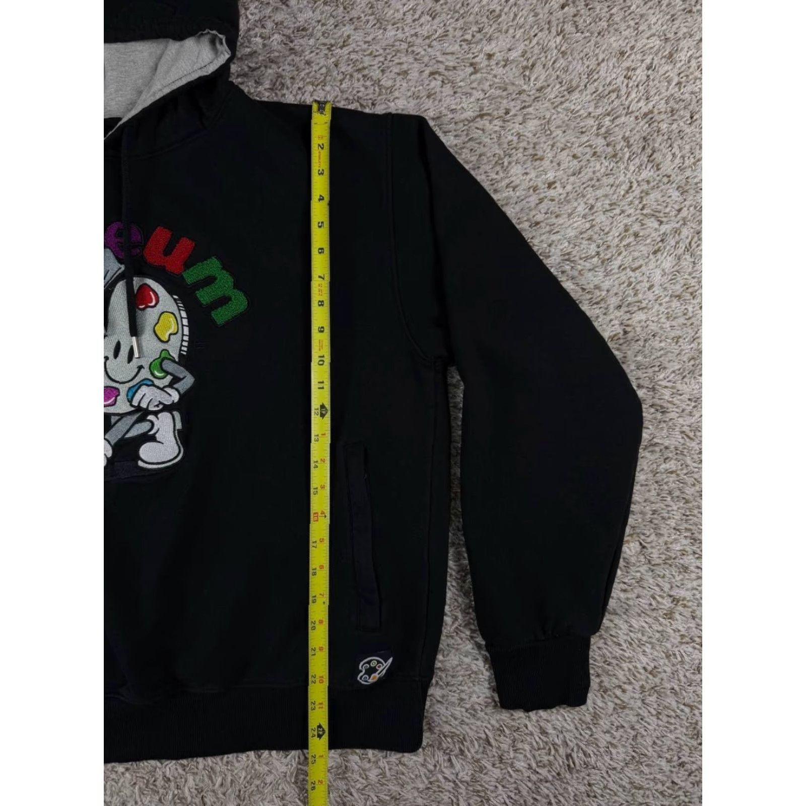 Logo 7 VINTAGE The Museum DC Embroidered Logo Black Hoodie Men's Size XL Size US XL / EU 56 / 4 - 5 Thumbnail