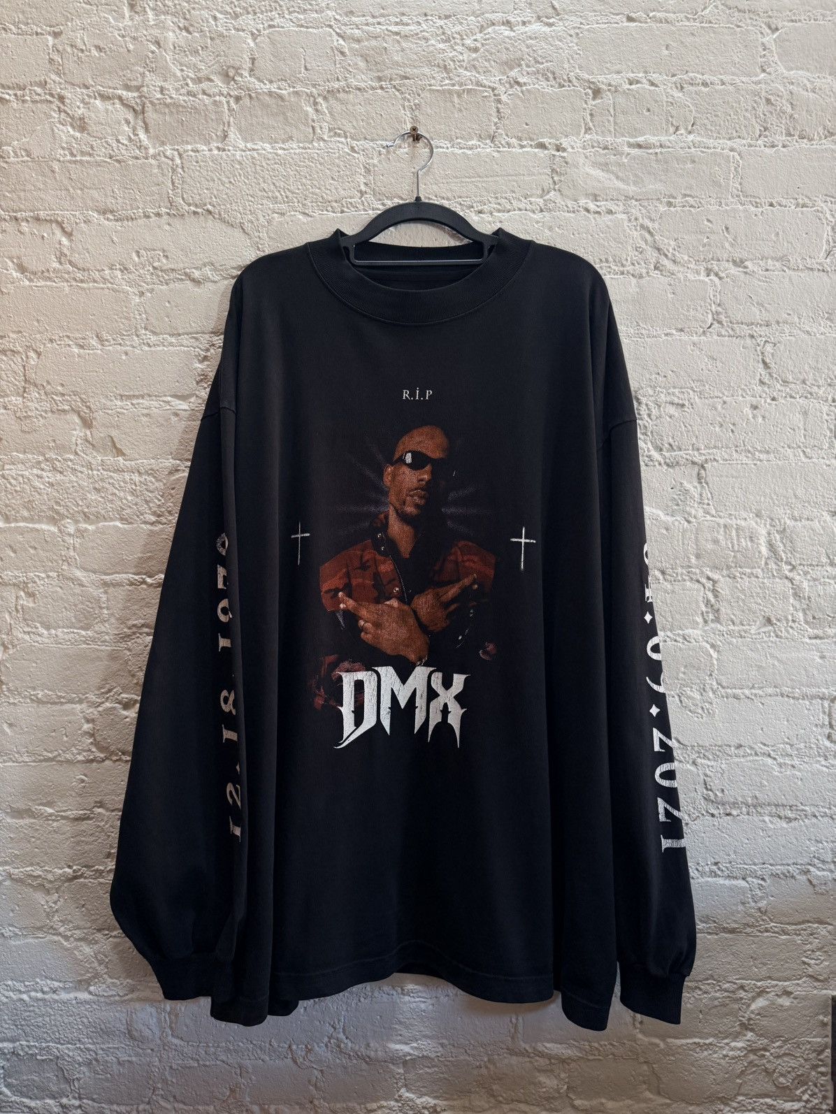 Balenciaga DMX Tribute Long Sleeve Tee Size US XL / EU 56 / 4 - 1 Thumbnail