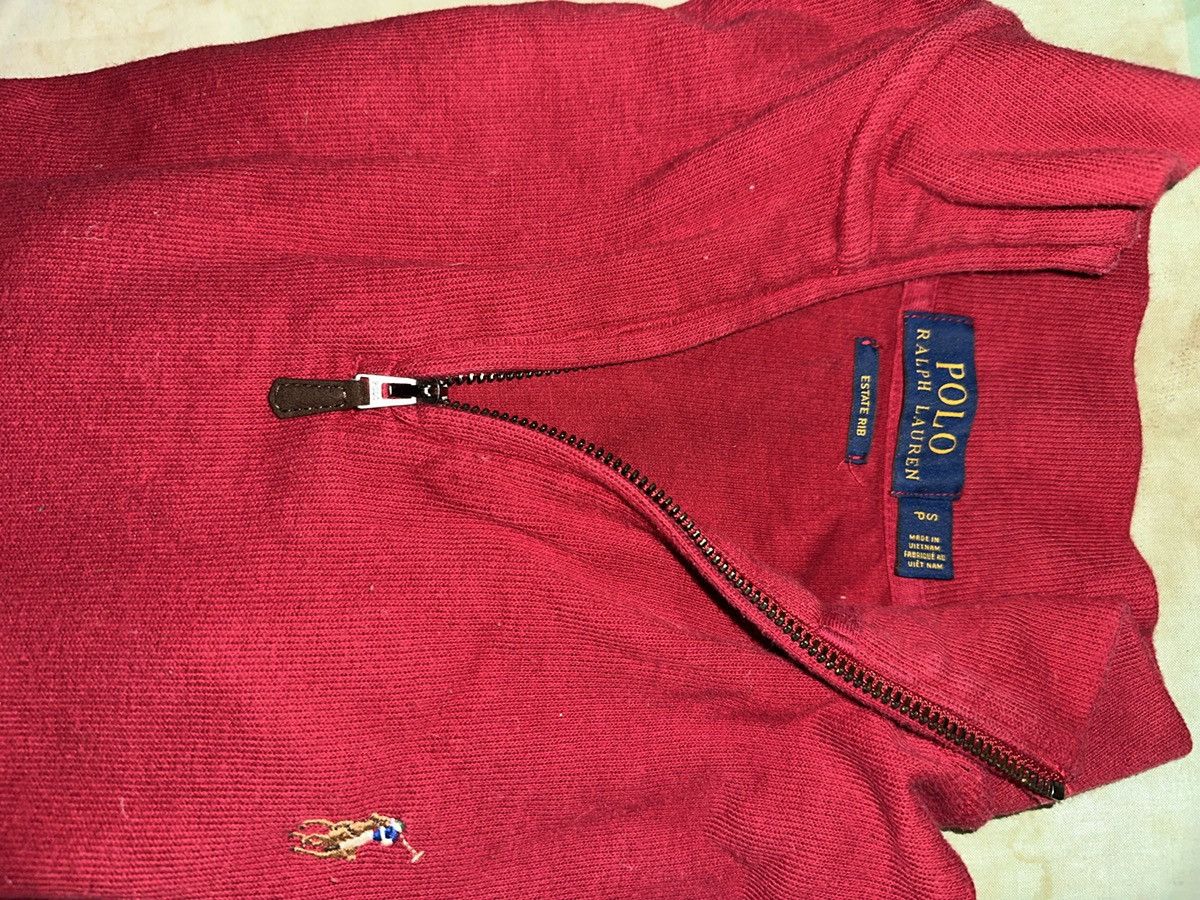 Polo Ralph Lauren Red Polo Quarter Zip Sweater Size US S / EU 44-46 / 1 - 2 Thumbnail