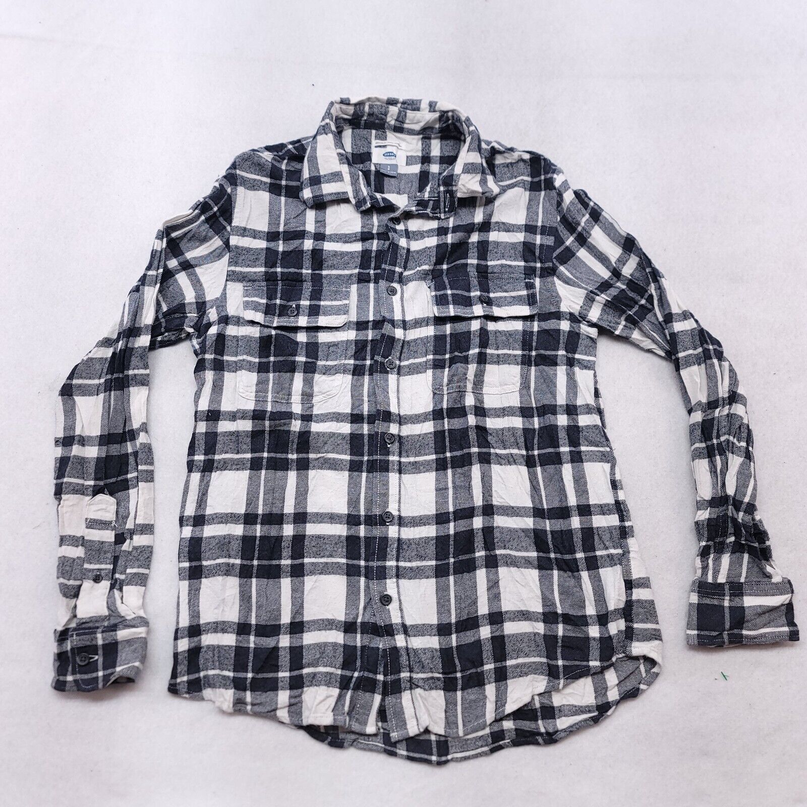 Old Navy Old Navy Tartan Flannel Button Up Shirt Mens Size S White Size US S / EU 44-46 / 1 - 2 Thumbnail