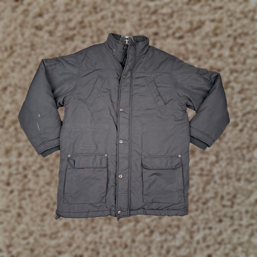 Timberland Timberland Weathergear Jacket Women XL Gray Fleece Lined Insulated Parka Coat Size XL / US 12-14 / IT 48-50 - 1 Thumbnail