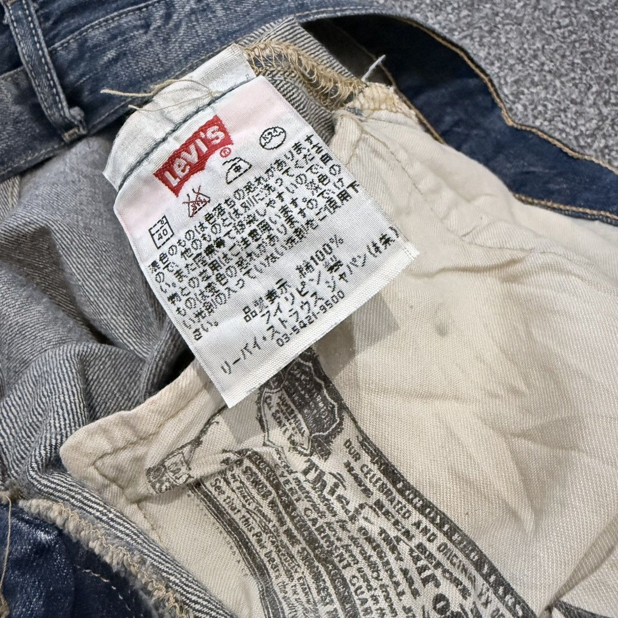 Engineered Garments × Levi's Archives ‼️ Vintage Y2K Levis 501 Distress Faded Aging Denim Size US 36 / EU 52 - 16 Thumbnail