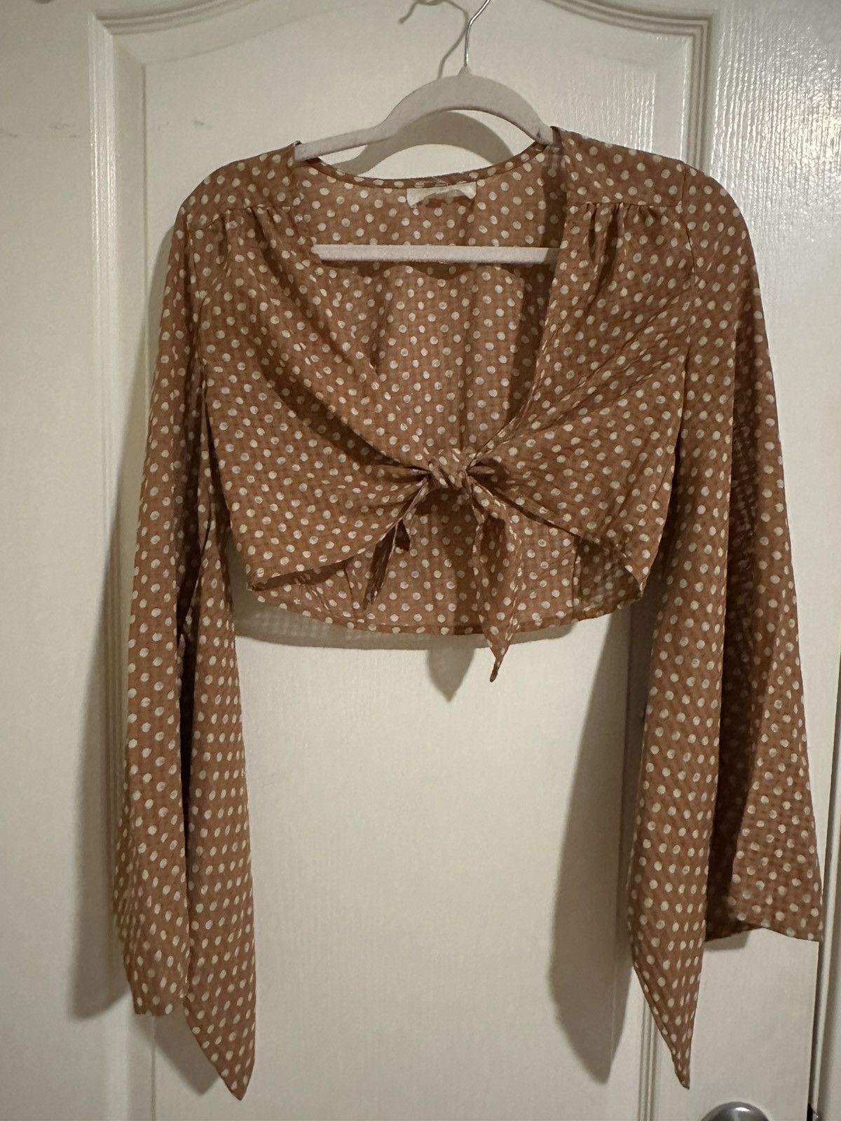Frankie Shop Polka dot bell sleeve top Size S / US 4 / IT 40 - 1 Thumbnail