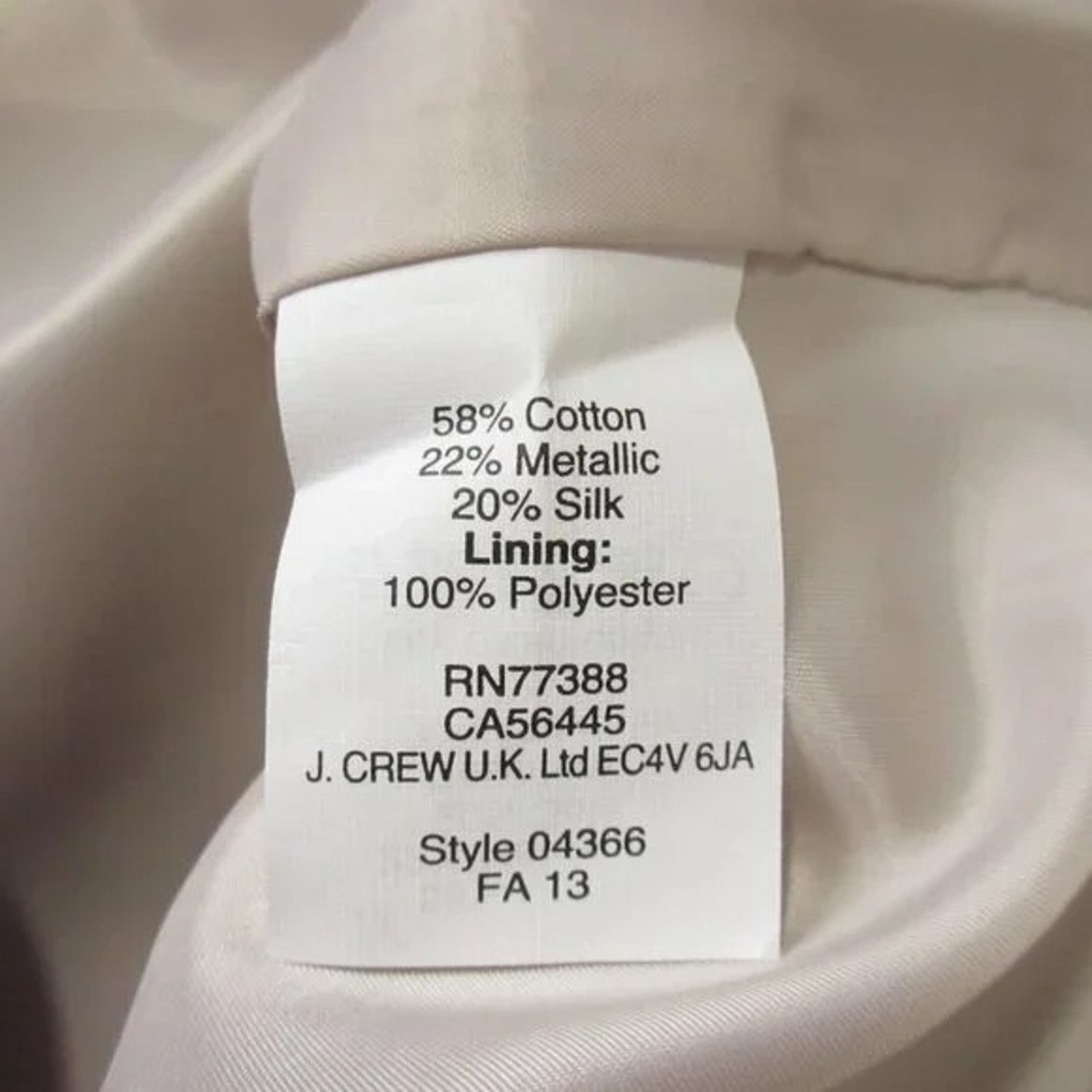 J.Crew J.CREW COLLECTION Cafe capri Silk Metallic Gilded Jacquard Size 26" / US 2 / IT 38 - 8 Thumbnail