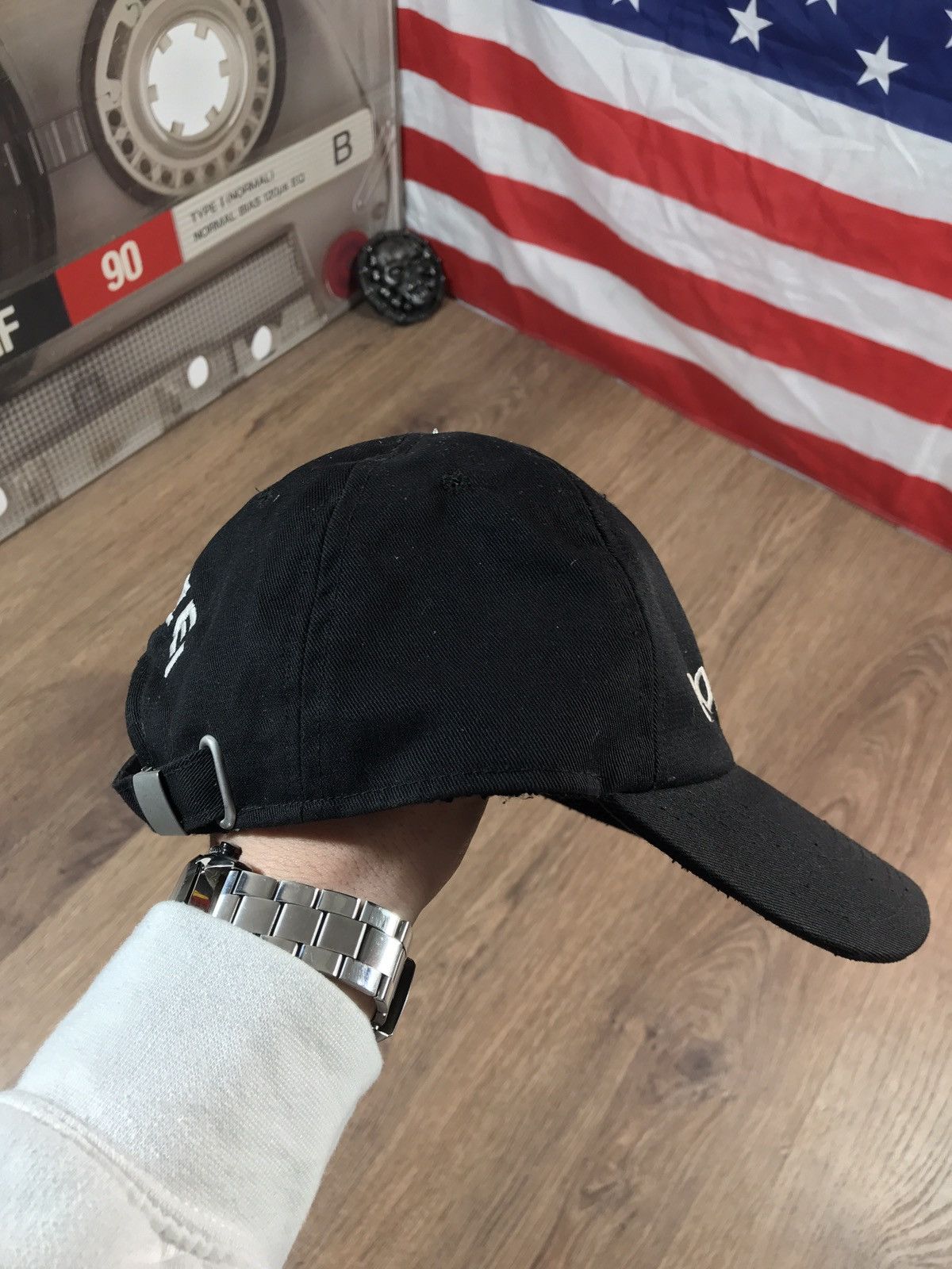 Japanese Brand × Vintage Vintage Polizei Cap Y2K Kanye Vetements Style Size ONE SIZE - 2 Thumbnail