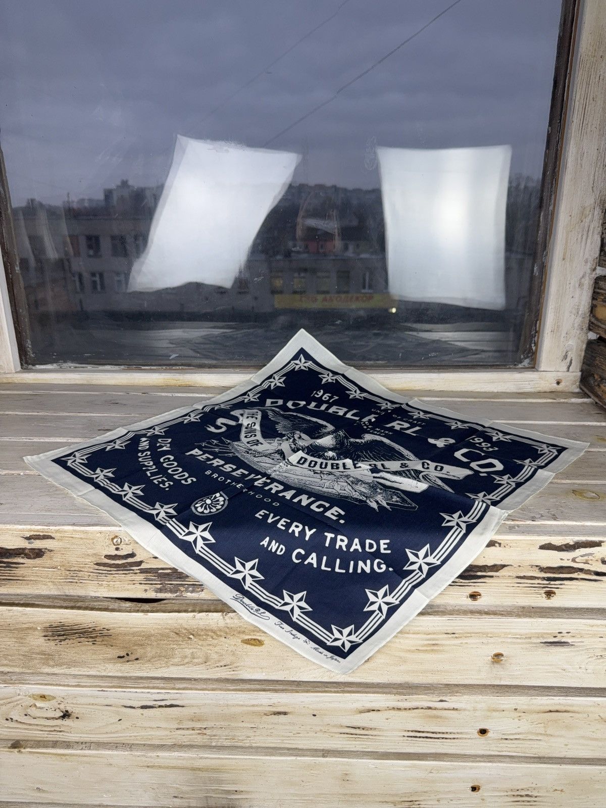 RRL Ralph Lauren × Vintage Vintage Double RL (RRL) Bandana