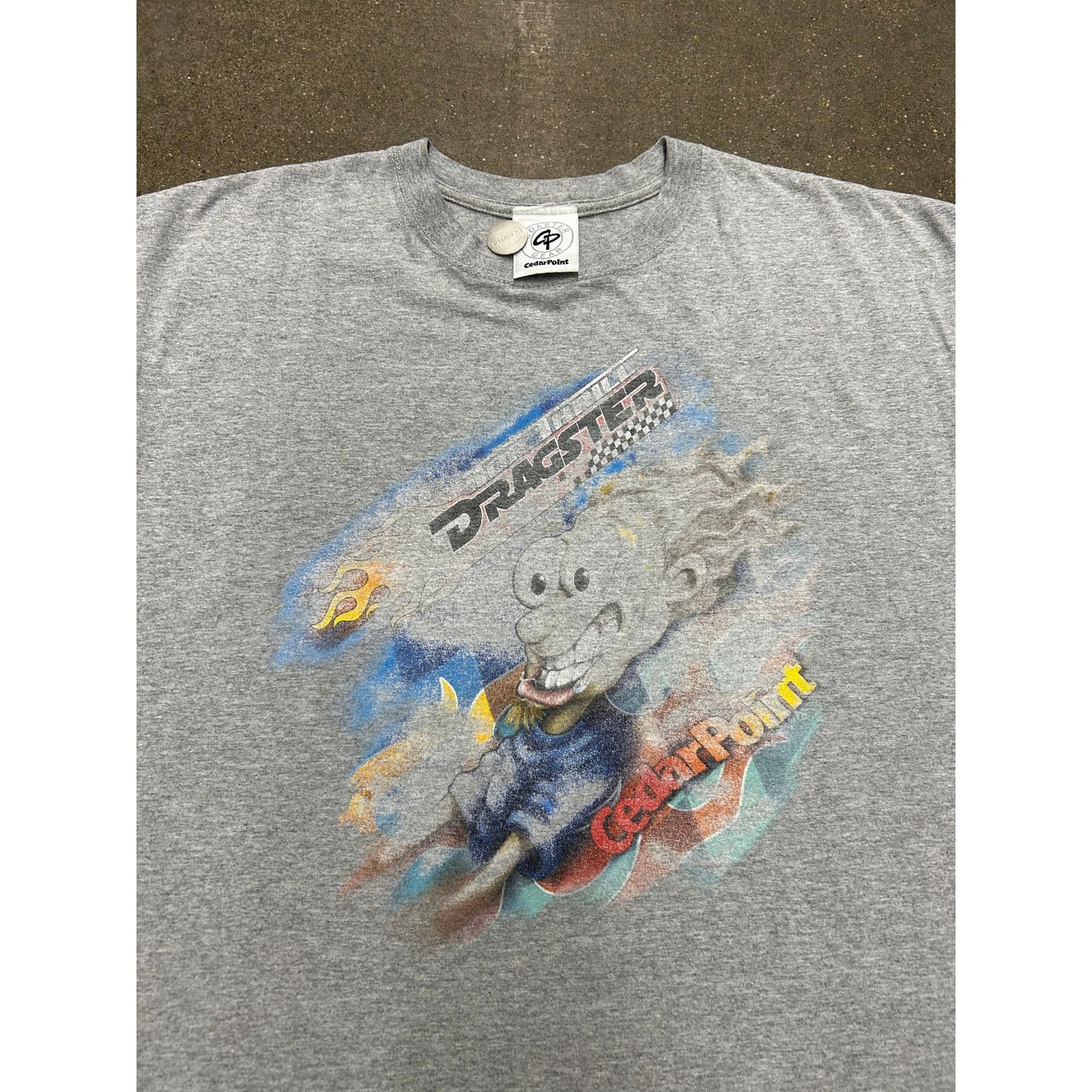 Vintage Vintage Cedar Point Top Thrill Dragster Rollercoaster Shirt Size US L / EU 52-54 / 3 - 2 Thumbnail