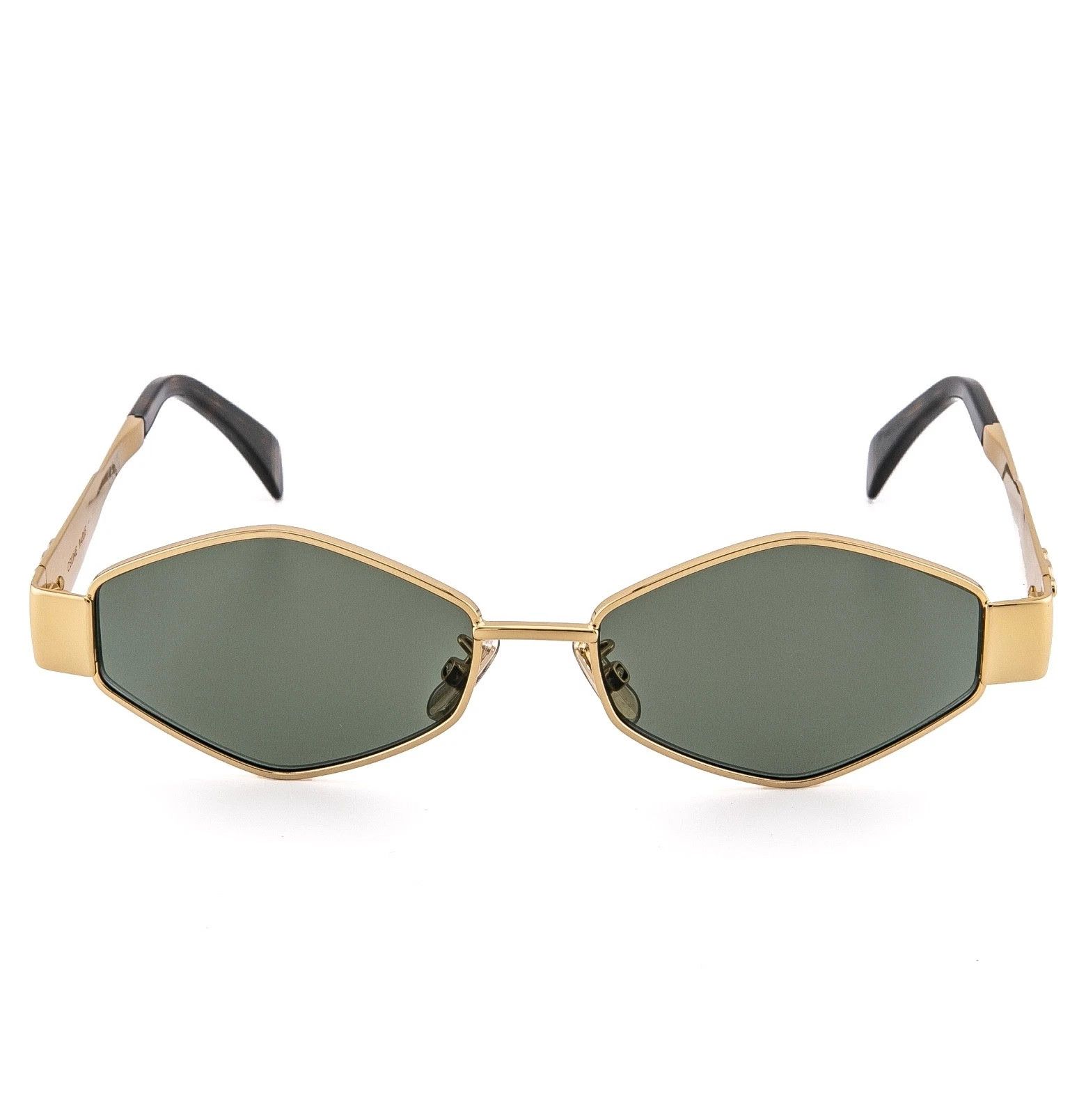 Celine CELINE CL40254U 40254 METAL TRIOMPHE Gold Sunglasses 30N Size ONE SIZE - 5 Thumbnail