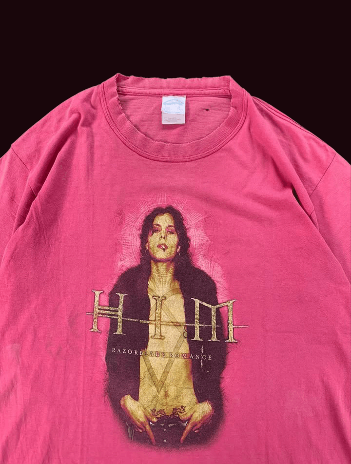 Band Tees 00s HIM Razor Blade Romance Shirt Size US M / EU 48-50 / 2 - 2 Thumbnail