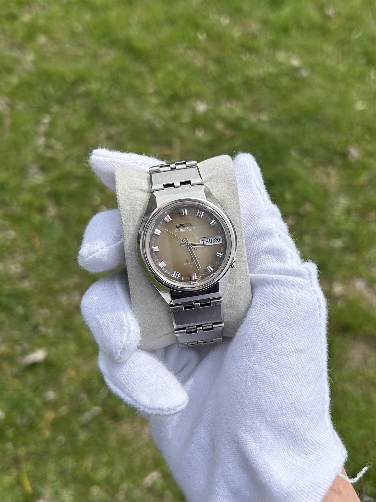Vintage Vintage Seiko Actus SS Automatic Watch Collectible 1970s Size ONE SIZE - 10 Thumbnail