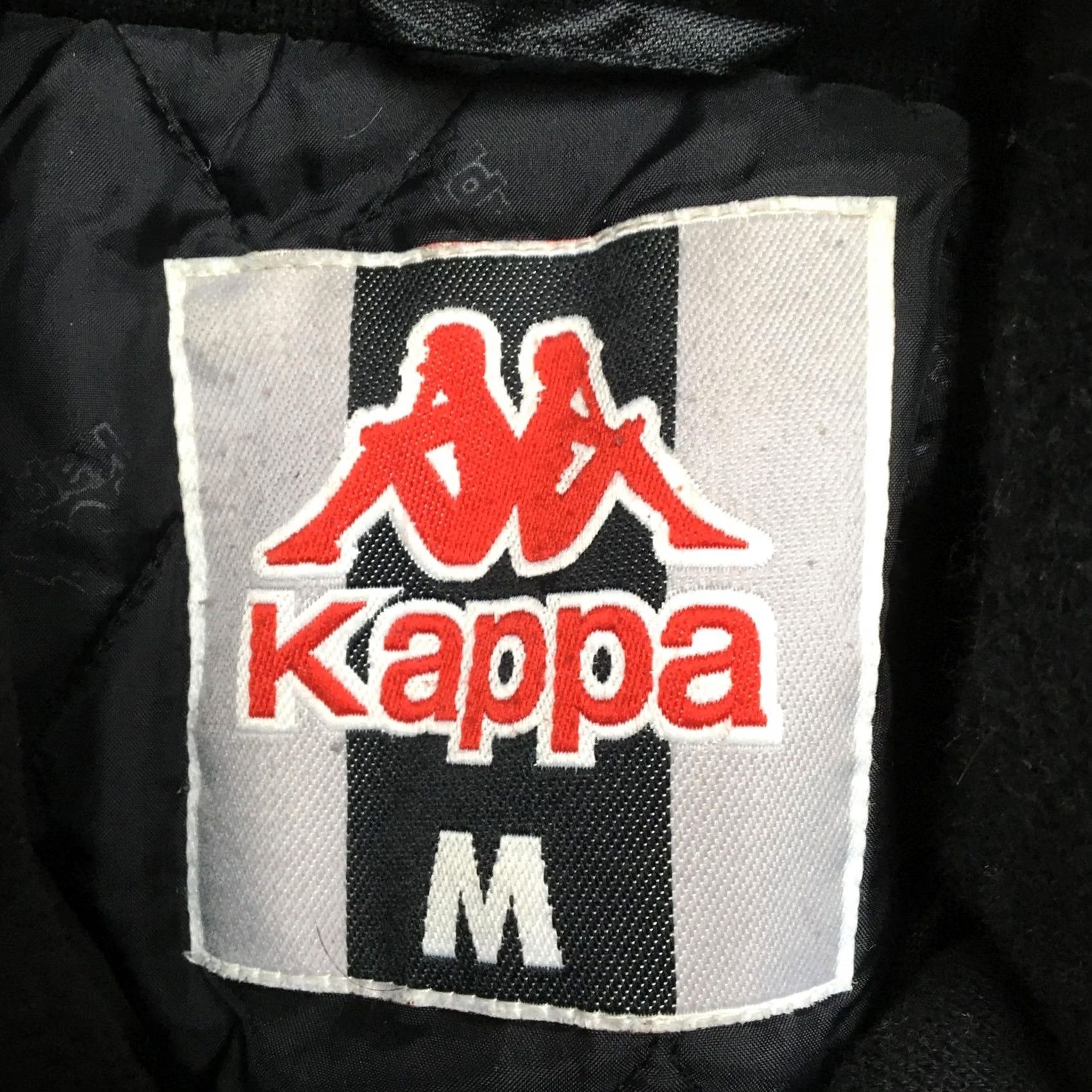 Kappa VINTAGE Kappa Track Jacket Mens M Black Nylon Puffer Logo Tape 90s Coat Sanctioned Zip Front Size US M / EU 48-50 / 2 - 7 Thumbnail