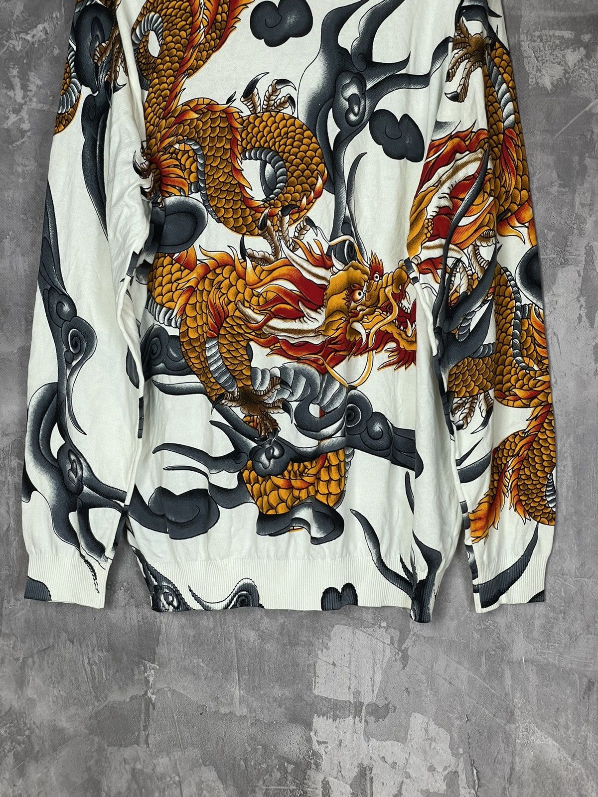 Japanese Brand × Vintage Vintage Tattoo Mesh Long Sleeve Sweater Gaultier Style Size M / US 6-8 / IT 42-44 - 11 Thumbnail