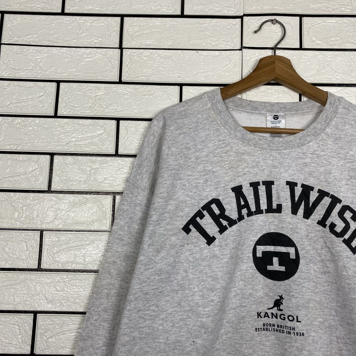 Japanese Brand 📌Vintage Sweatshirt Kangol Big Logo Design Embroidery Size US L / EU 52-54 / 3 - 6 Thumbnail