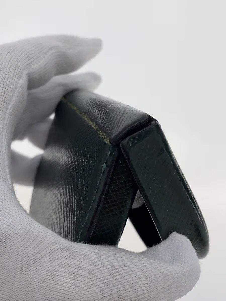 Louis Vuitton Louis Vuitton Taiga Porte Monet Cuvette Black Green Size ONE SIZE - 7 Thumbnail