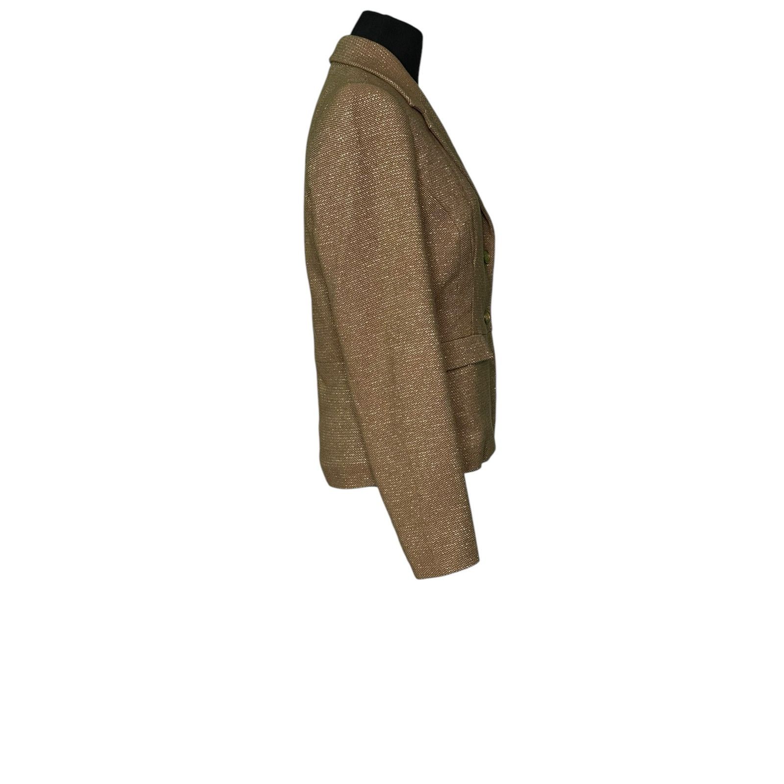 Old Navy Old Navy shimmery gold long sleeves blazer size Small Size S / US 4 / IT 40 - 13 Thumbnail