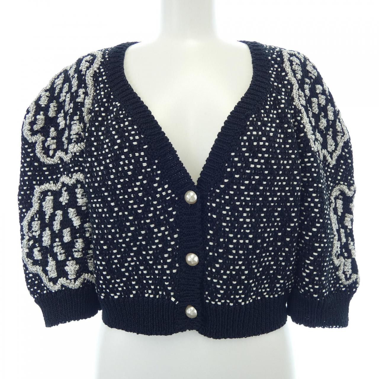 Chanel Chanel Chanel P59762K07806 18B Cardigan Cotton Tops