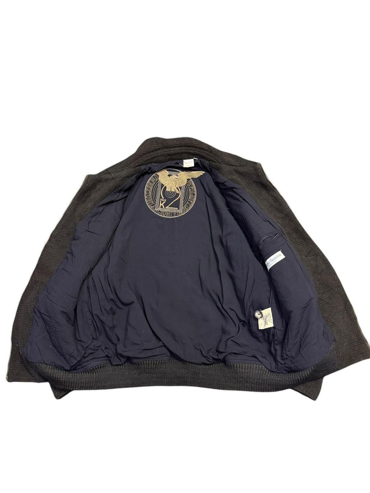 Vintage Vintage Luxury Umberto Bilancioni Bomber Jacket Half Skin Size US M / EU 48-50 / 2 - 4 Thumbnail